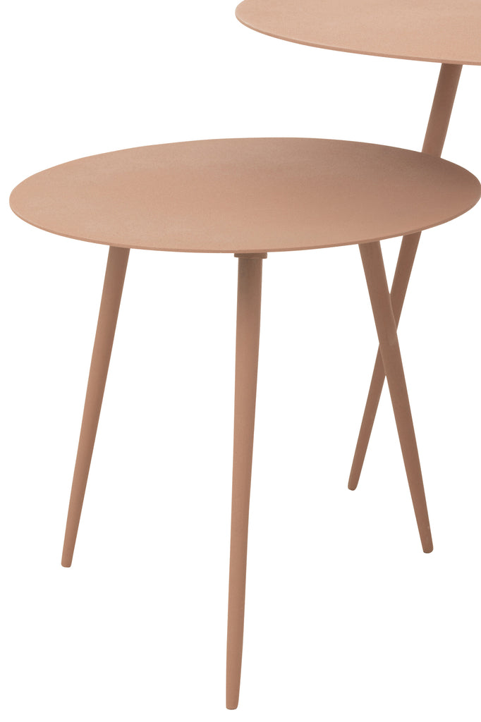 bijzettafels S/3 ijzer - J-LINE