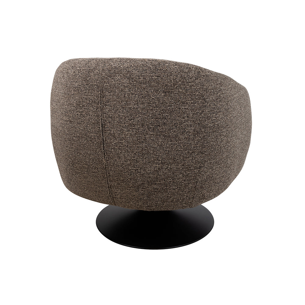 Draaifauteuil Louis bruin - NW