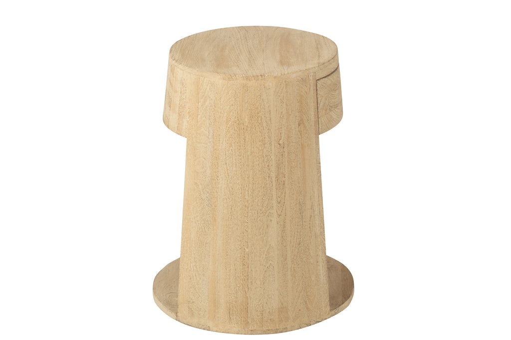 Bijzettafel mangohout/MDF - J-LINE