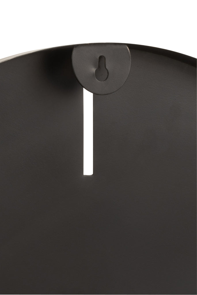 Klok Ronde Metaal Donkergrijs S - J-LINE