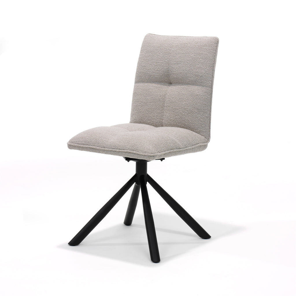 stoel Leon Stof Alpine Natural draaivoet - RVD