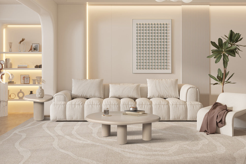 Salontafel 'Tavira' 58 cm Cement Beige - RS