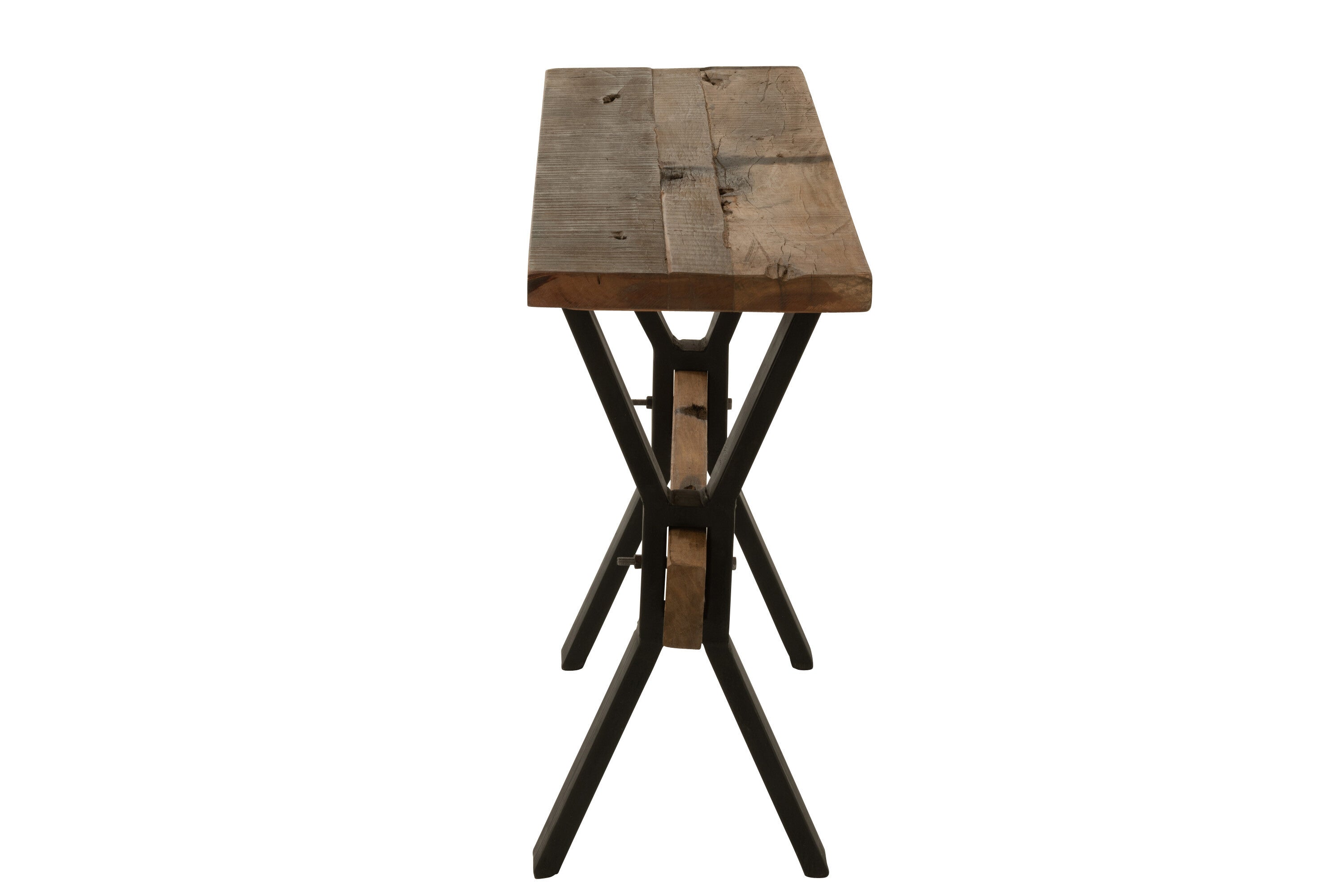 Wandtafel Tafel Vintage Hout Bruin - J-LINE