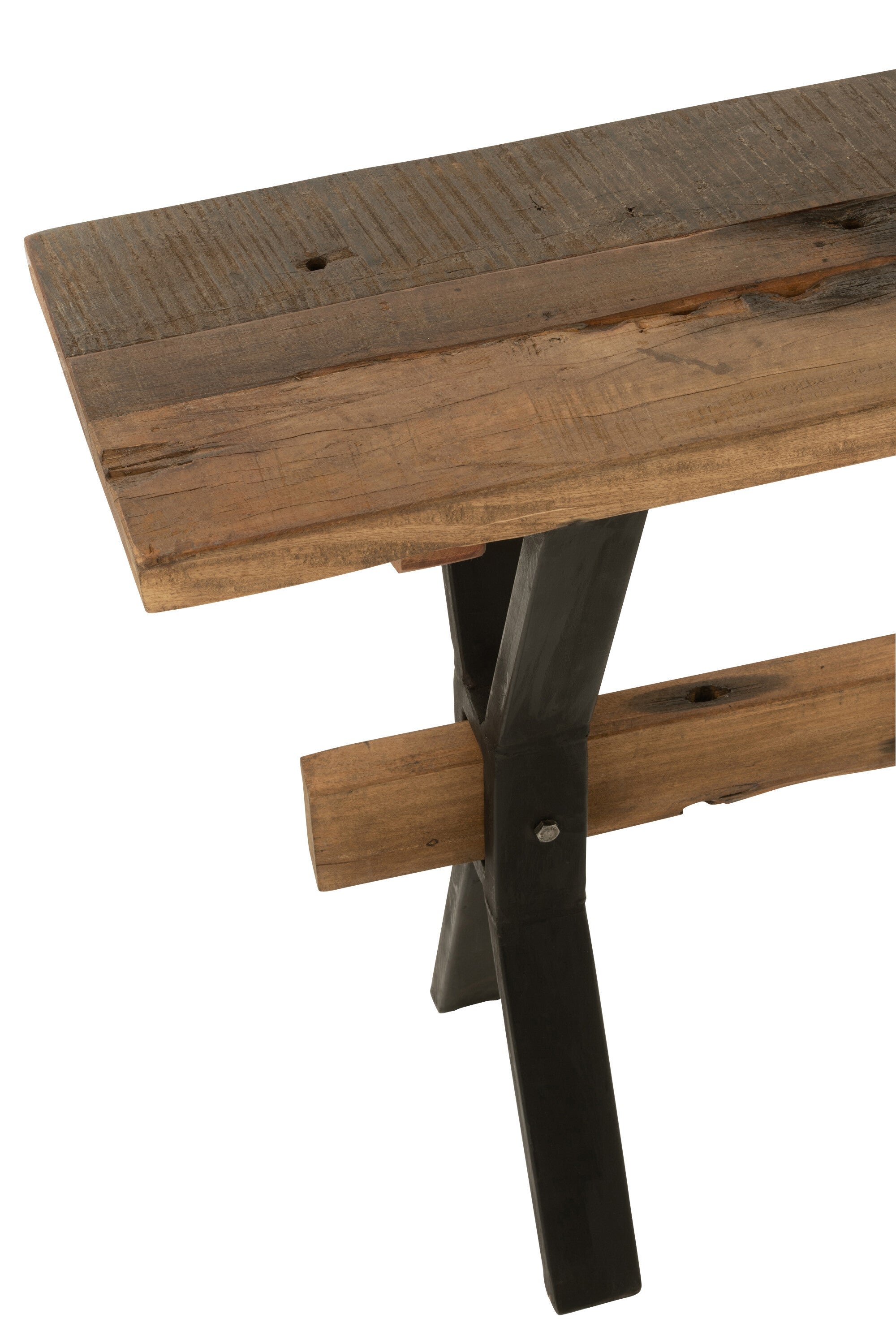 Wandtafel Tafel Vintage Hout Bruin - J-LINE