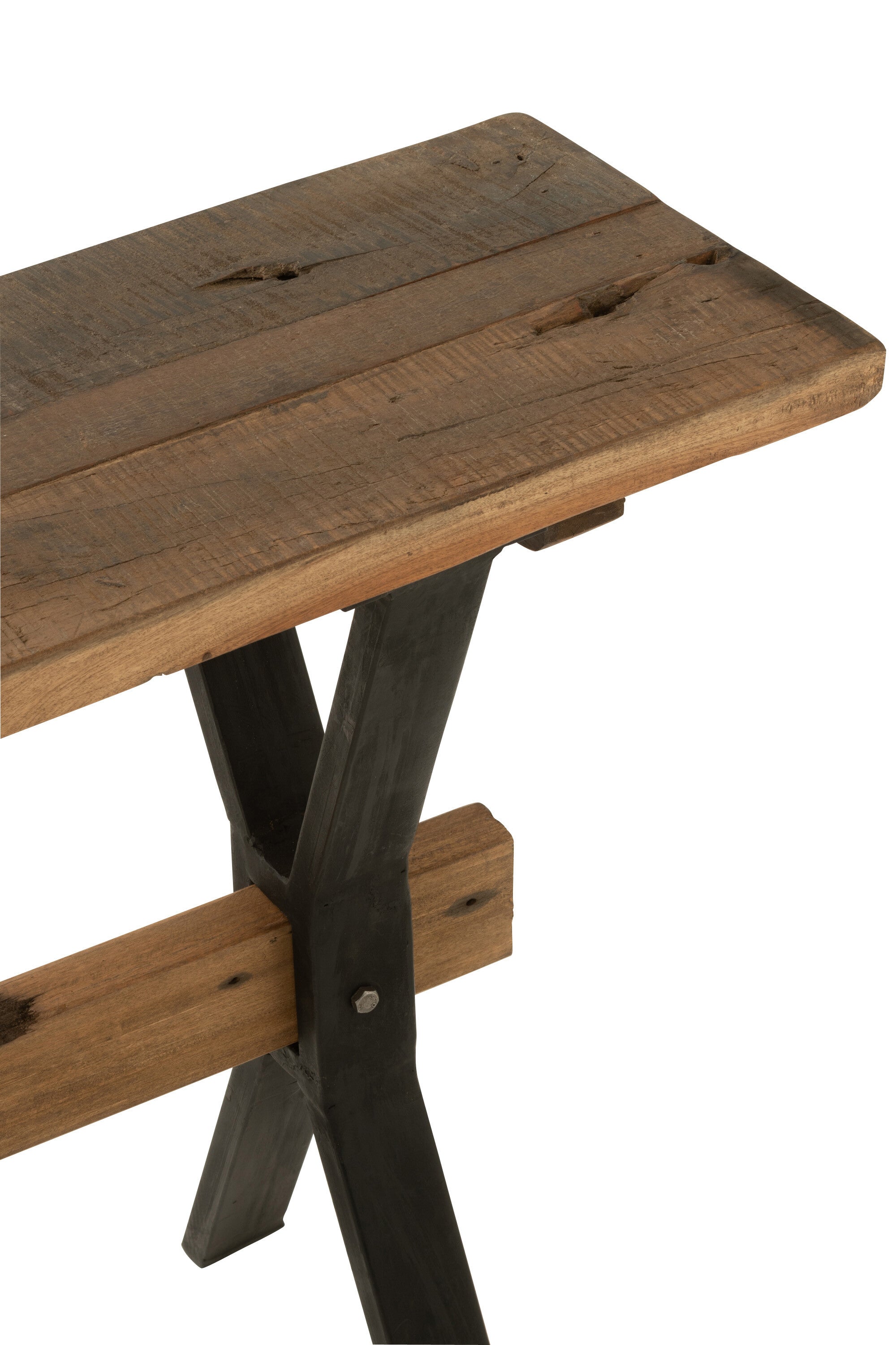 Wandtafel Tafel Vintage Hout Bruin - J-LINE