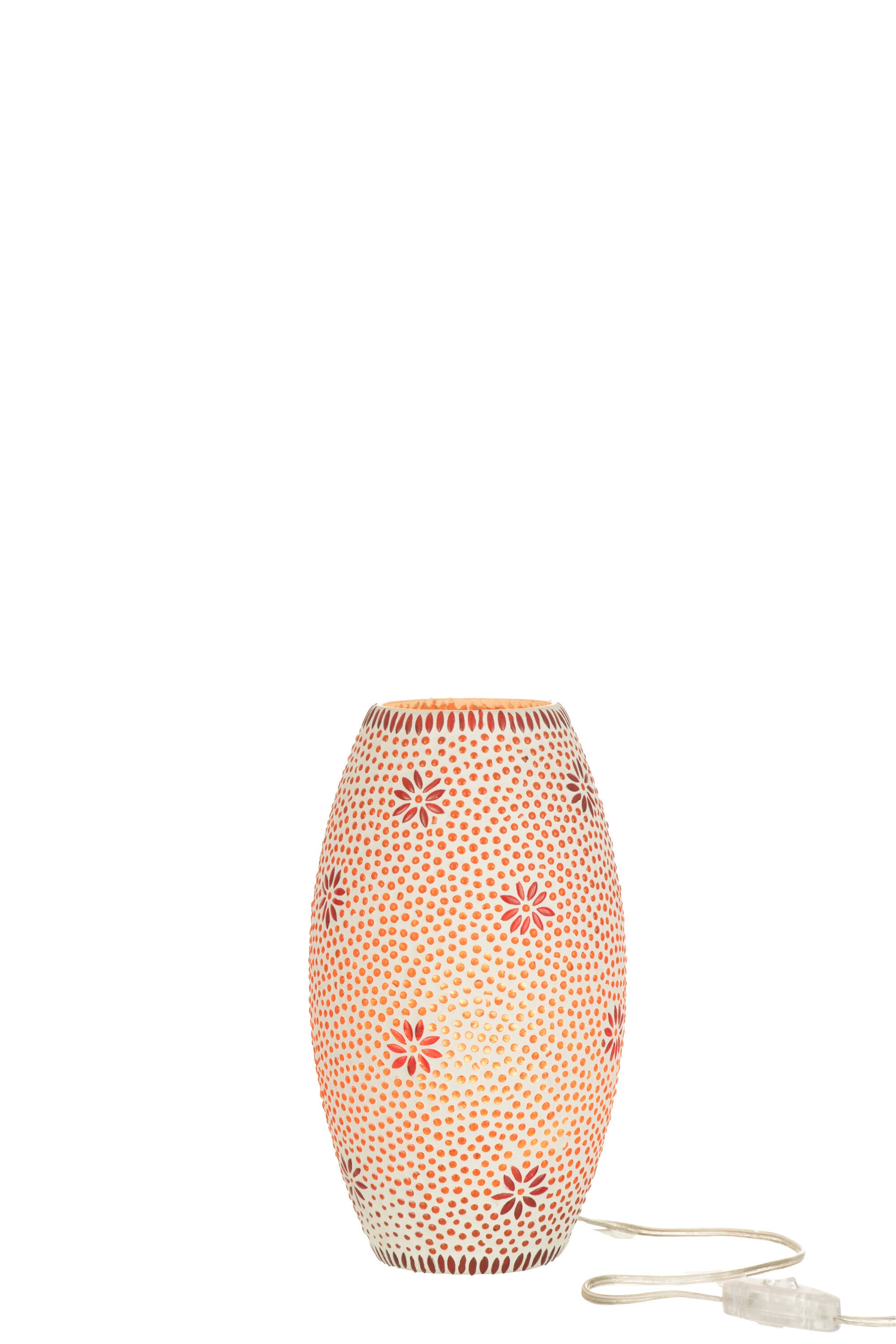 Lampe de table Bram Glass rouge M - J-LINE