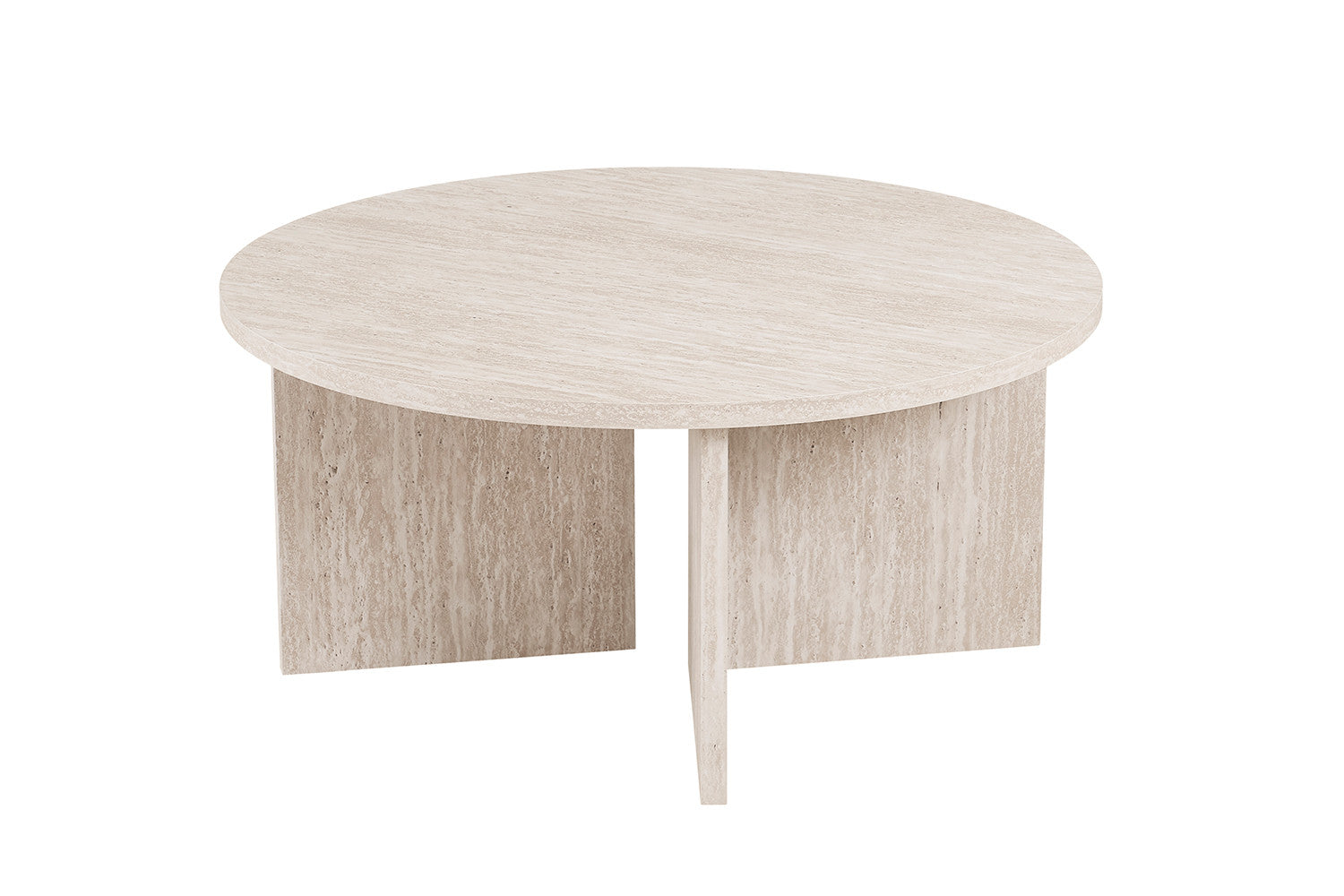Salontafel 'Drasir' Rond Decor Travertin Beige - RS
