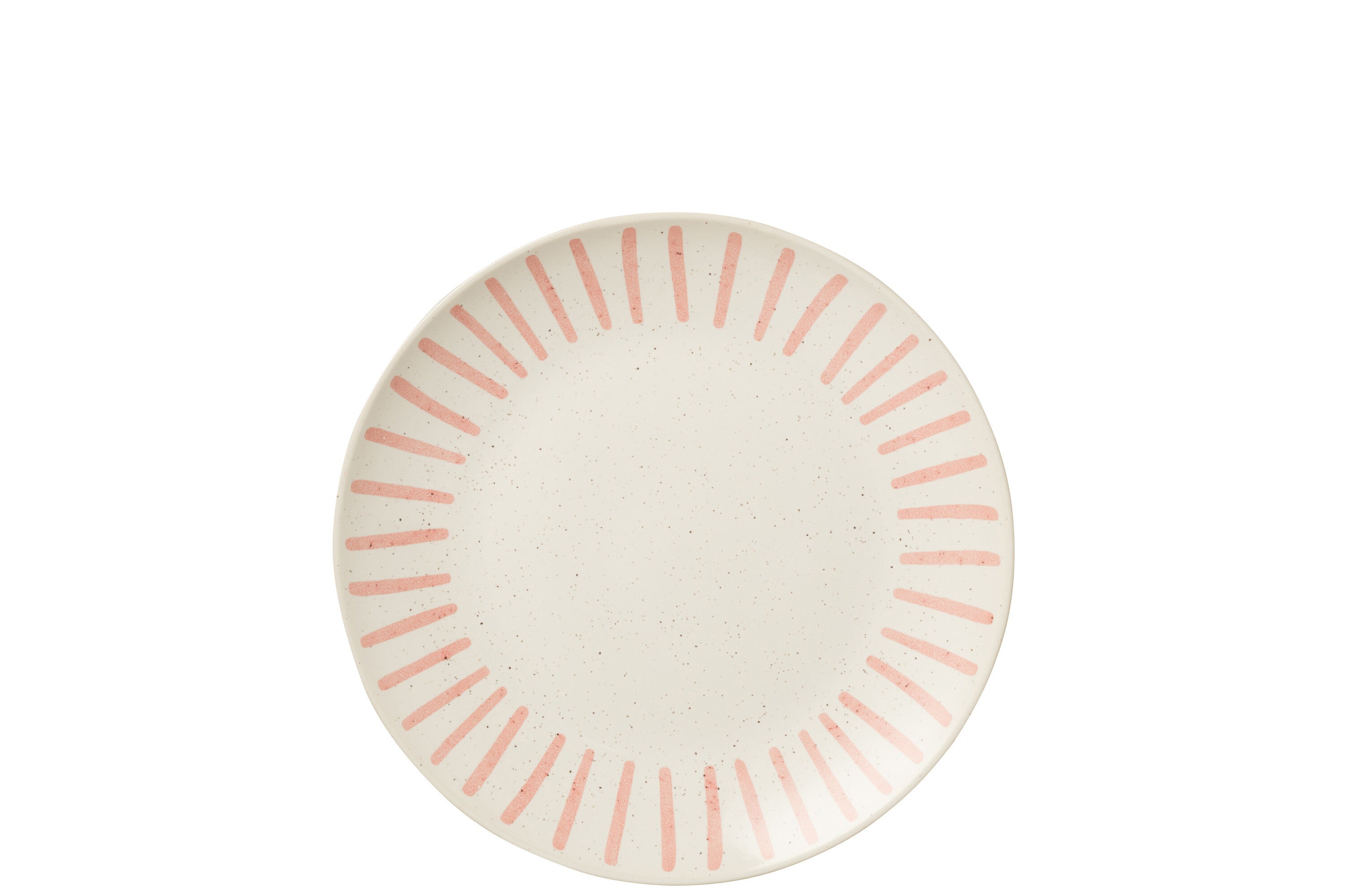 Bord Porselein Roze Groot - J-LINE