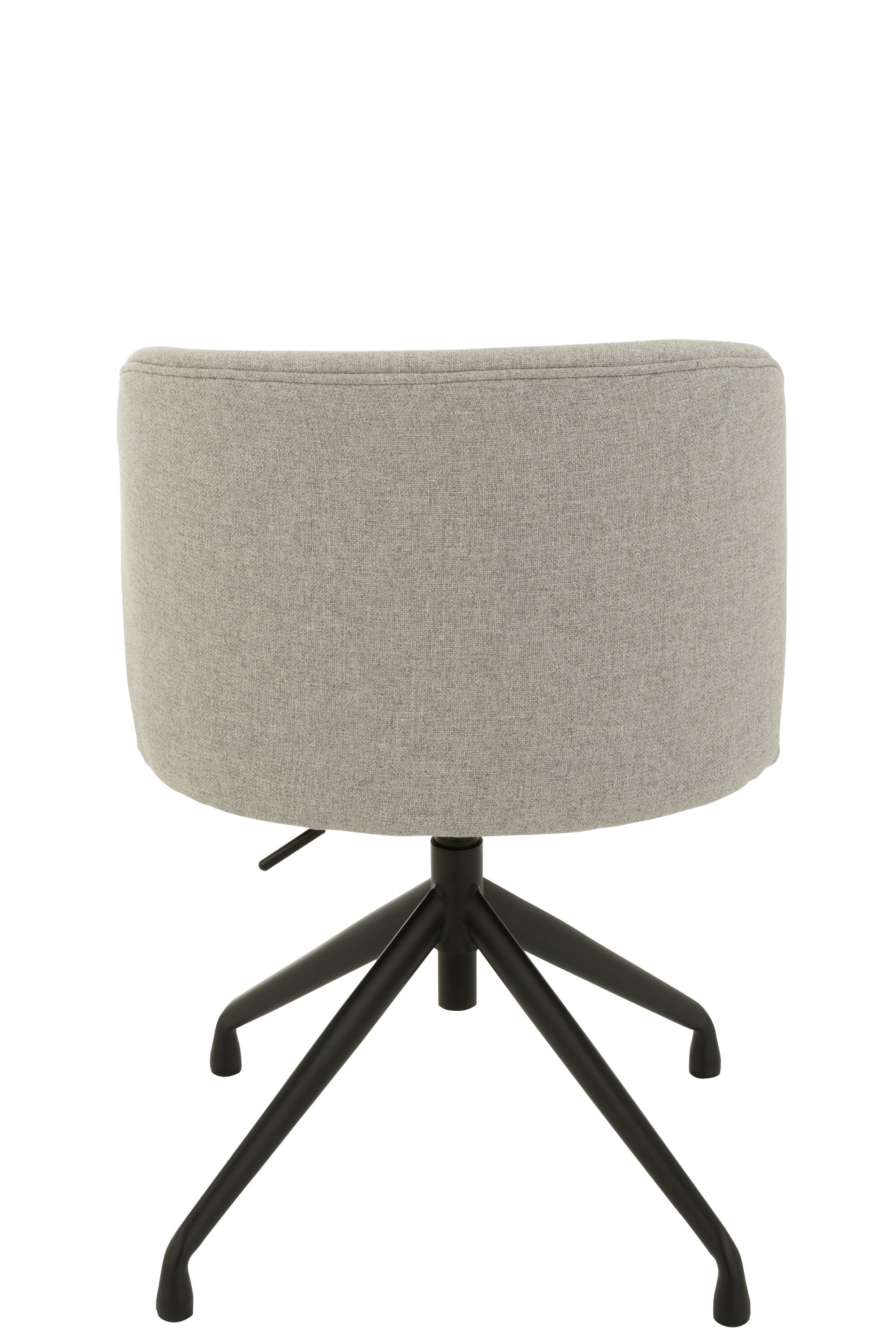 Chaise réglable et rotative Lin Gris - J-LINE