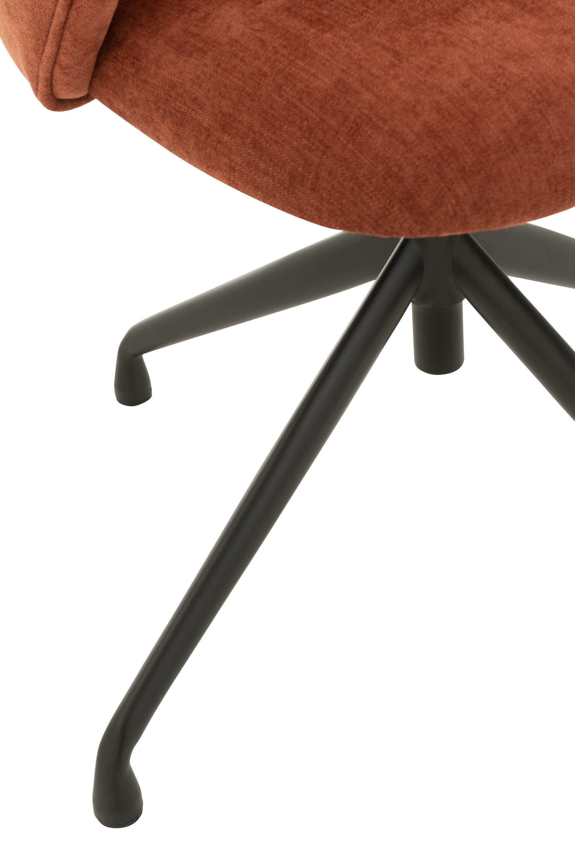 Chaise réglable et rotative Textile Bordeaux - J-LINE