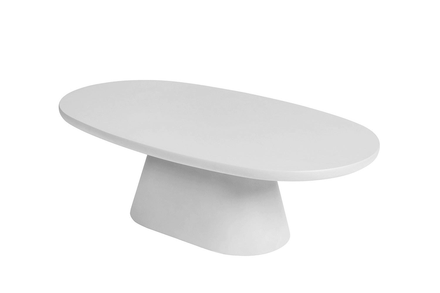 Salontafel 'Tavira' 120 cm Ovaal Cement Ecru - RS