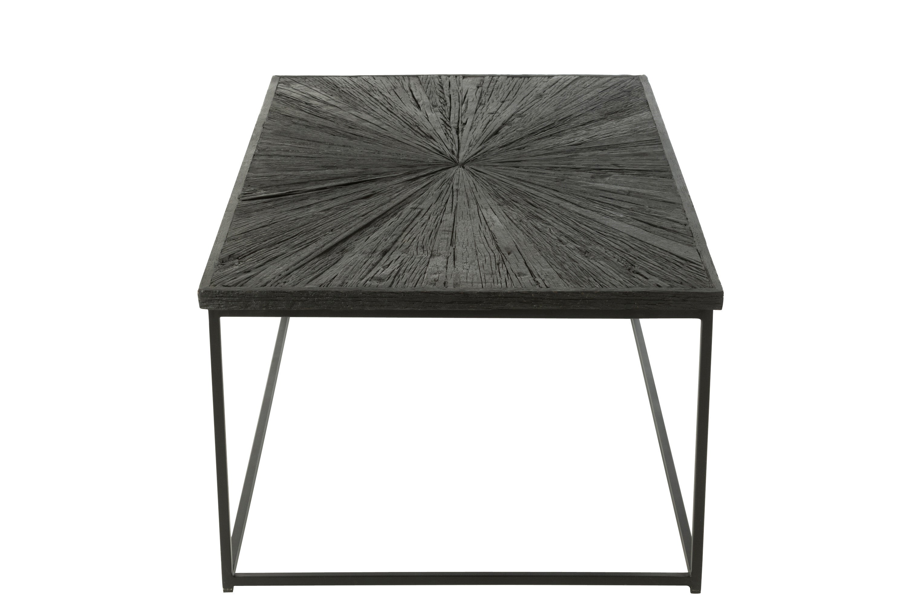 Salontafel Shanil Hout/IJzer Zwart - J-LINE