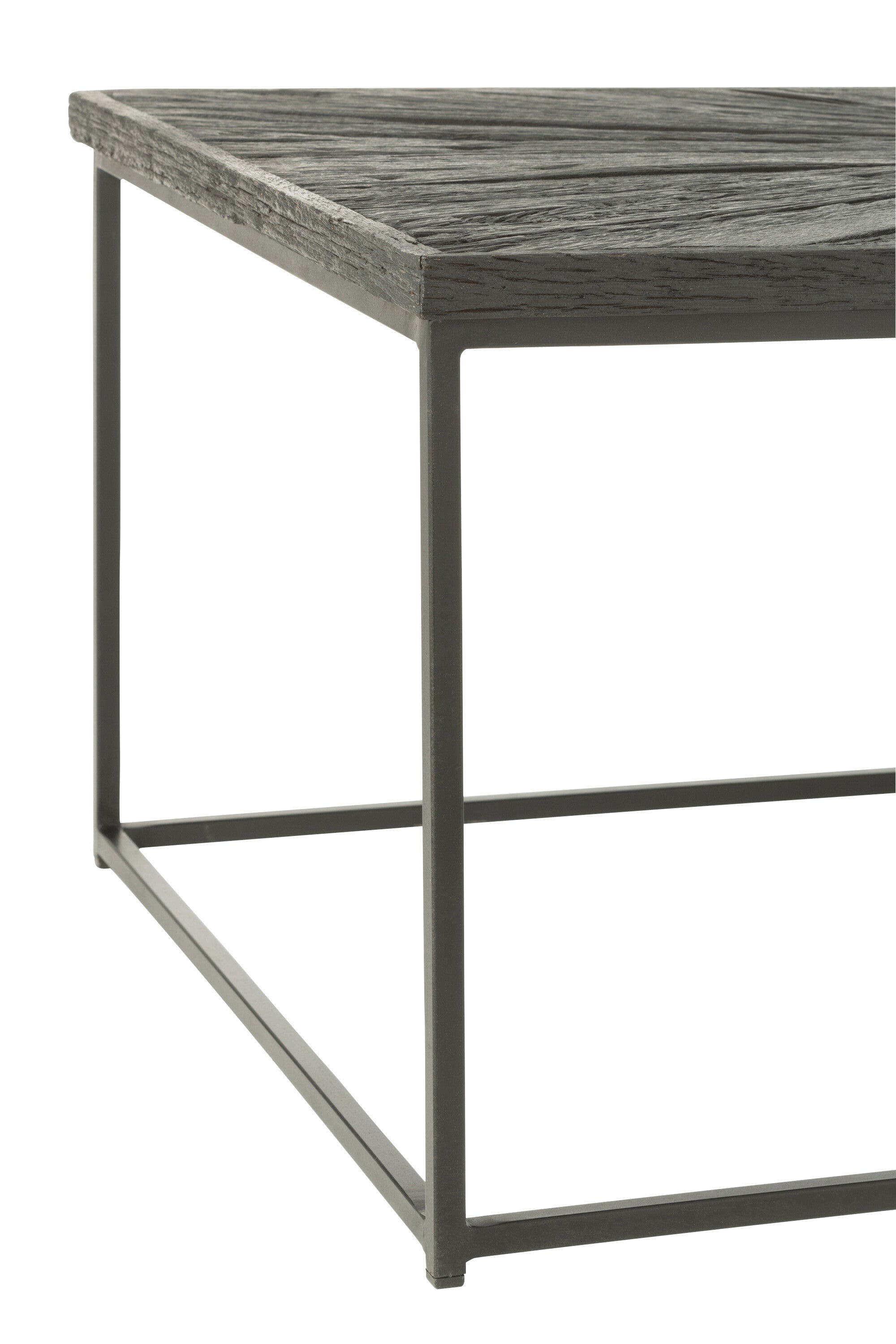 Salontafel Shanil Hout/IJzer Zwart - J-LINE