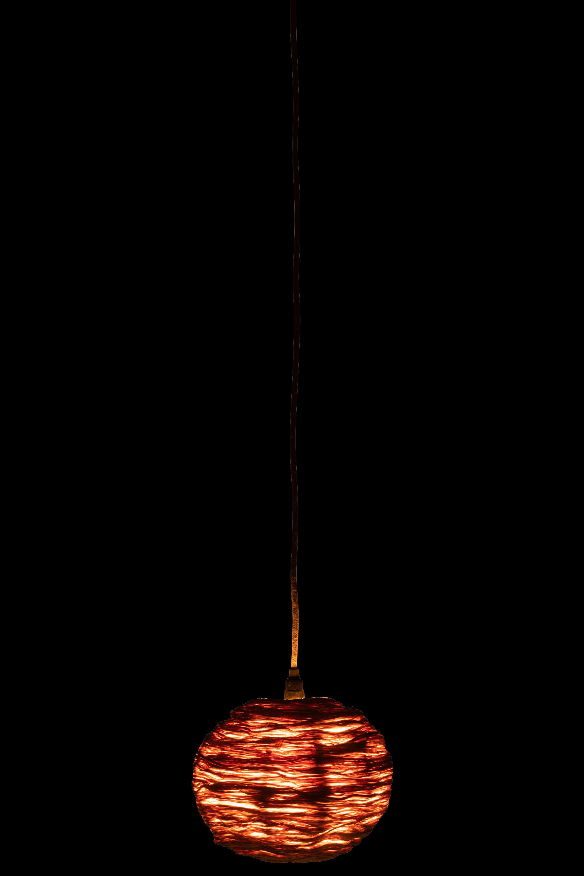 Hanglamp Bal Bananenblad Natuurlijk S - J-LINE