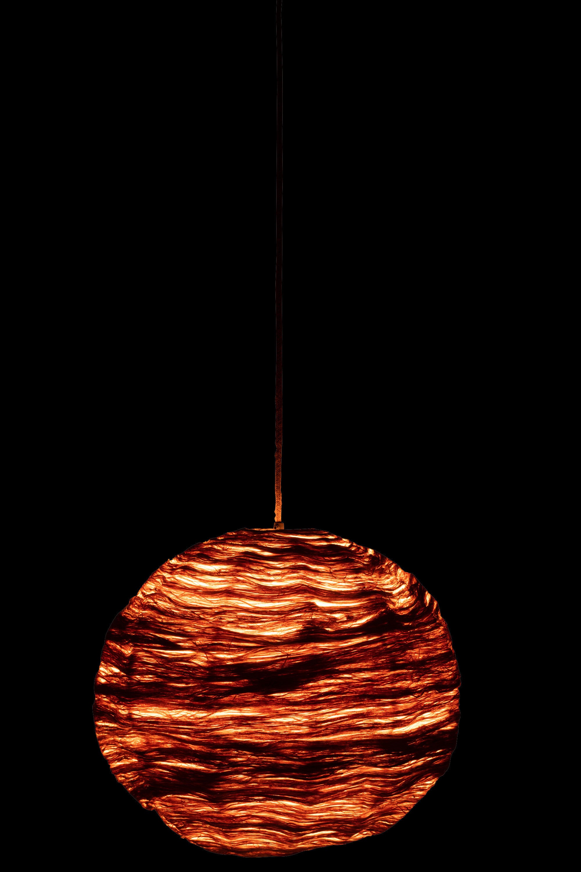 Hanglamp Bal Bananenblad Natuurlijk L - J-LINE