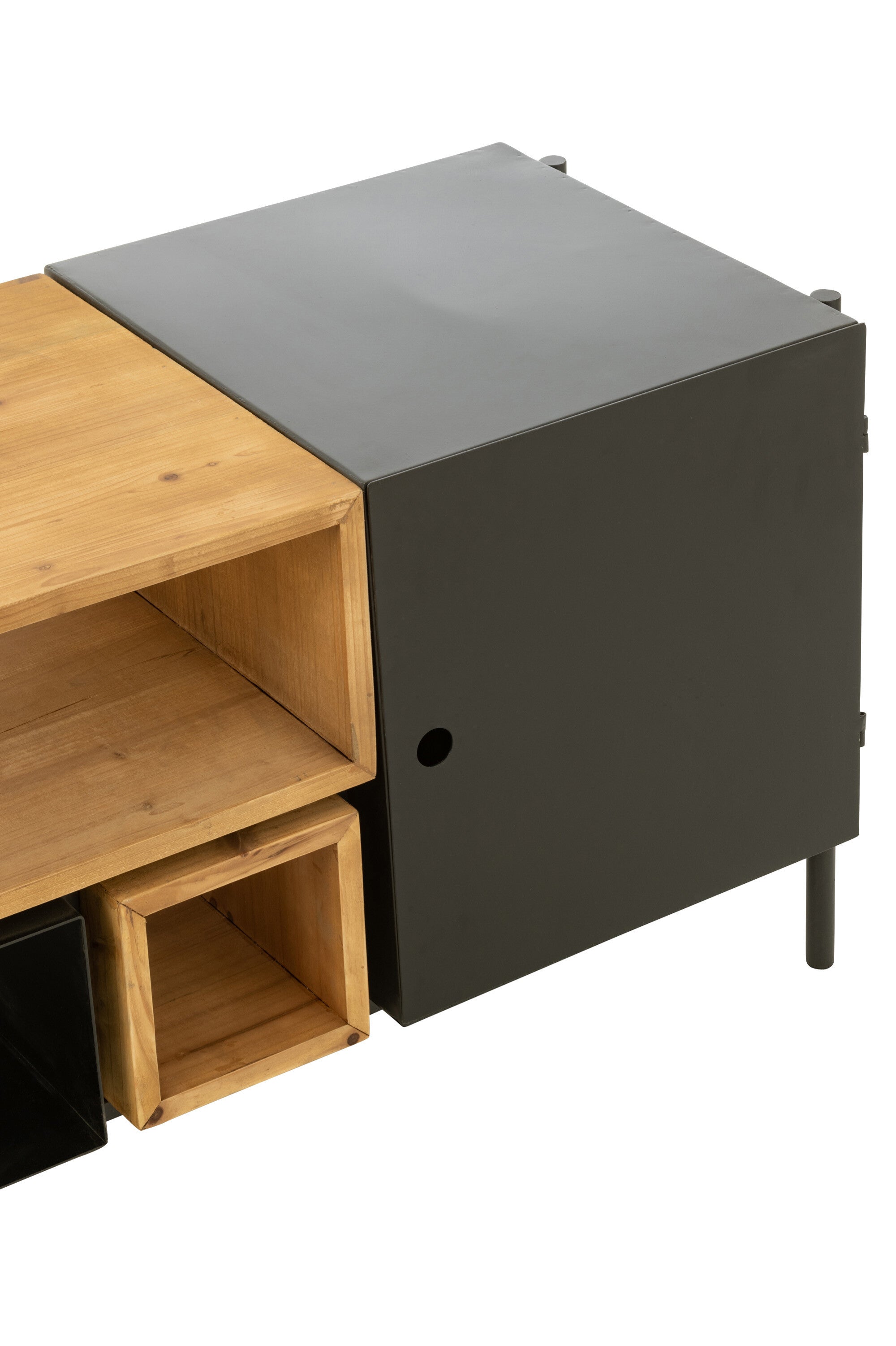 Tv-kast Tina dennenhout/ijzer - J-LINE