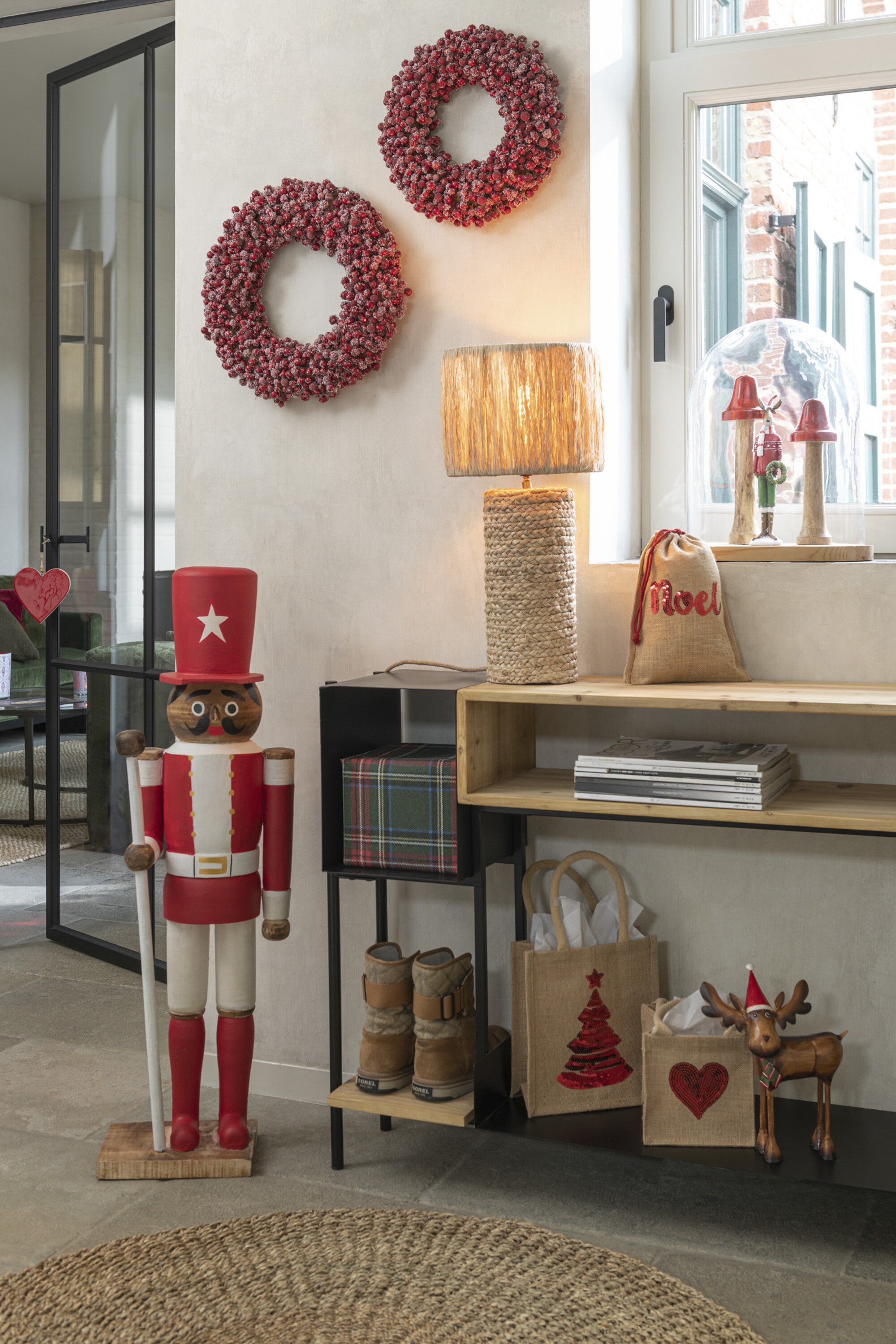 Wandtafel Tina Sparrenhout/IJzer - J-LINE