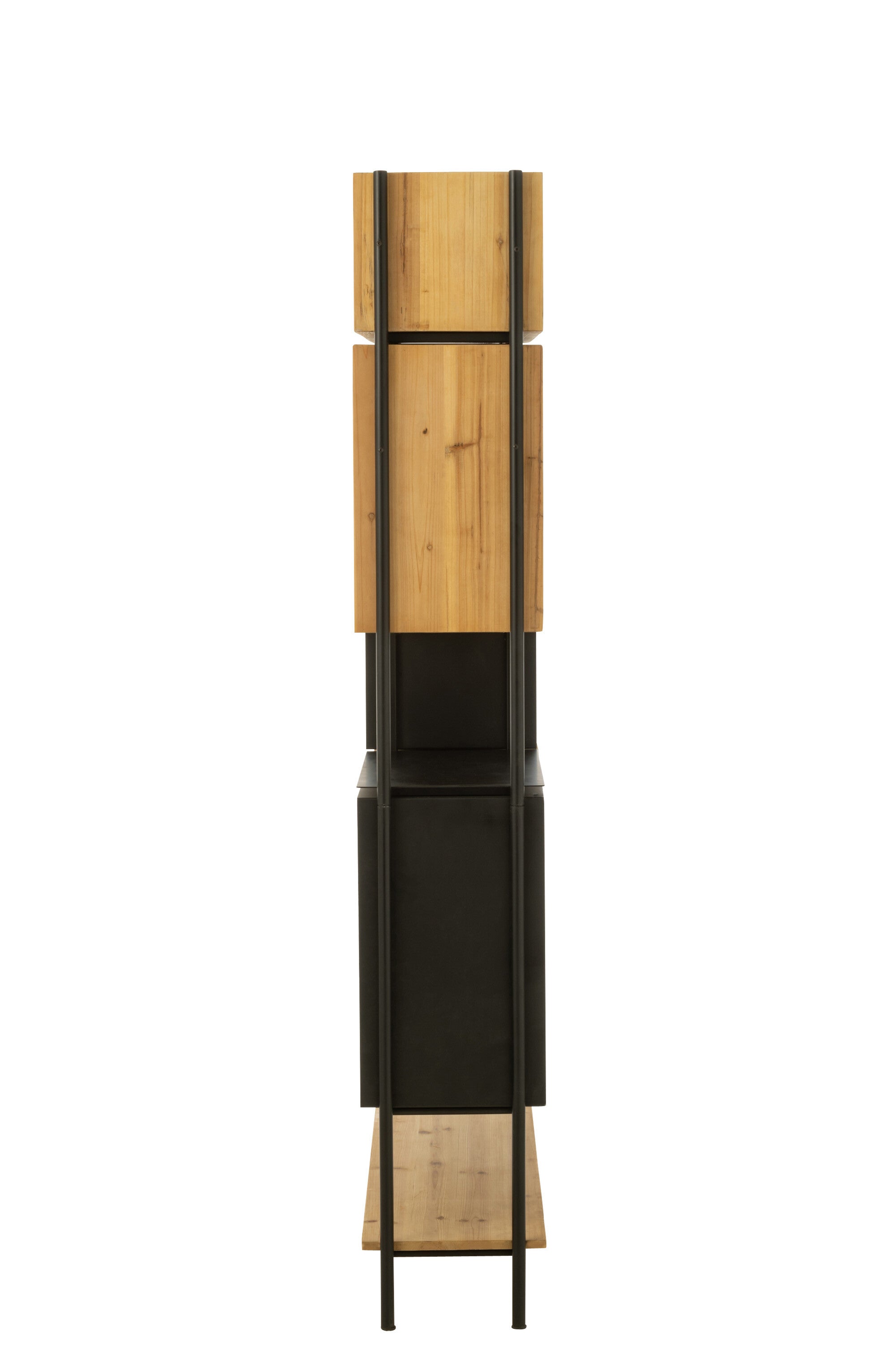 Étagère Tina en bois d'épicéa/fer L J-LINE