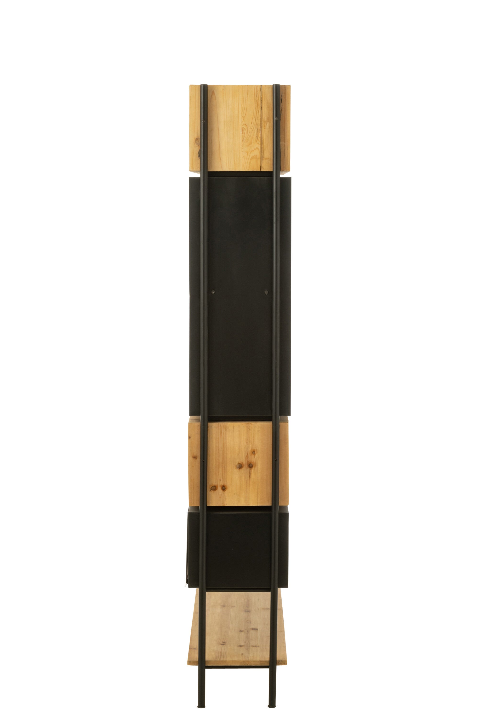 Étagère Tina en bois d'épicéa/fer L J-LINE