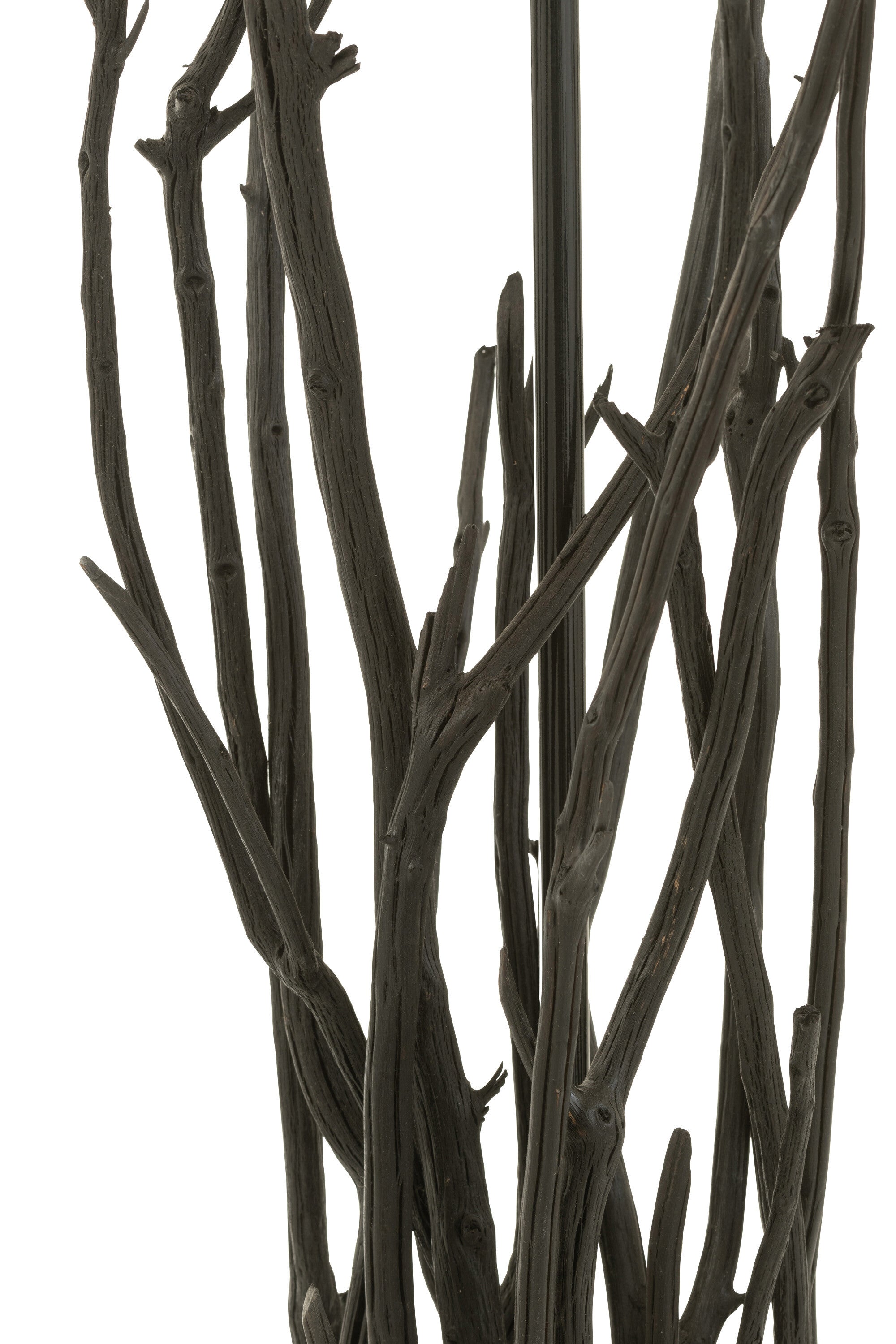 Lampadaire Branches Bois de Châtaignier Noir - J-LINE