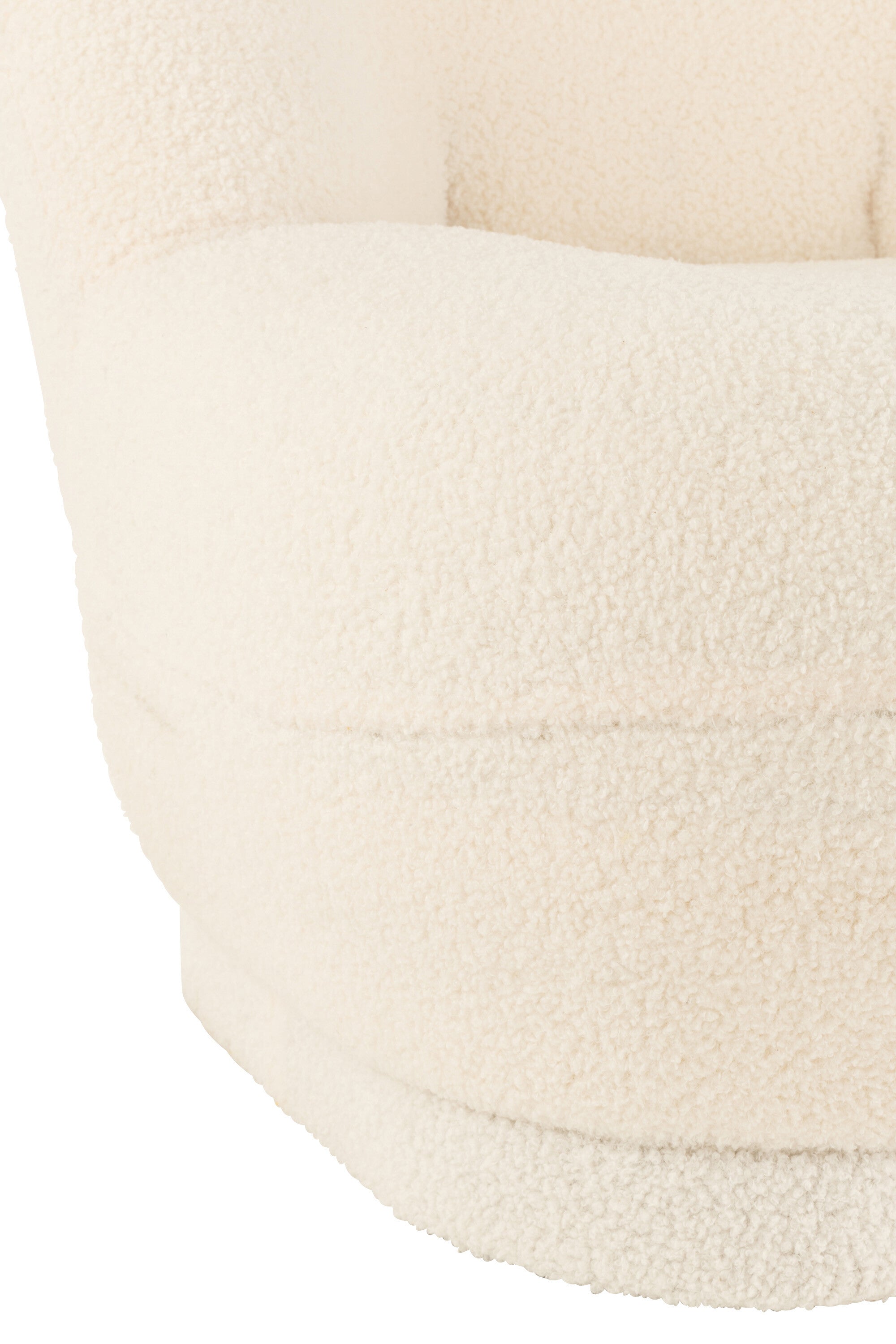 Kruk Teddy Bouclé Wit - J-LINE
