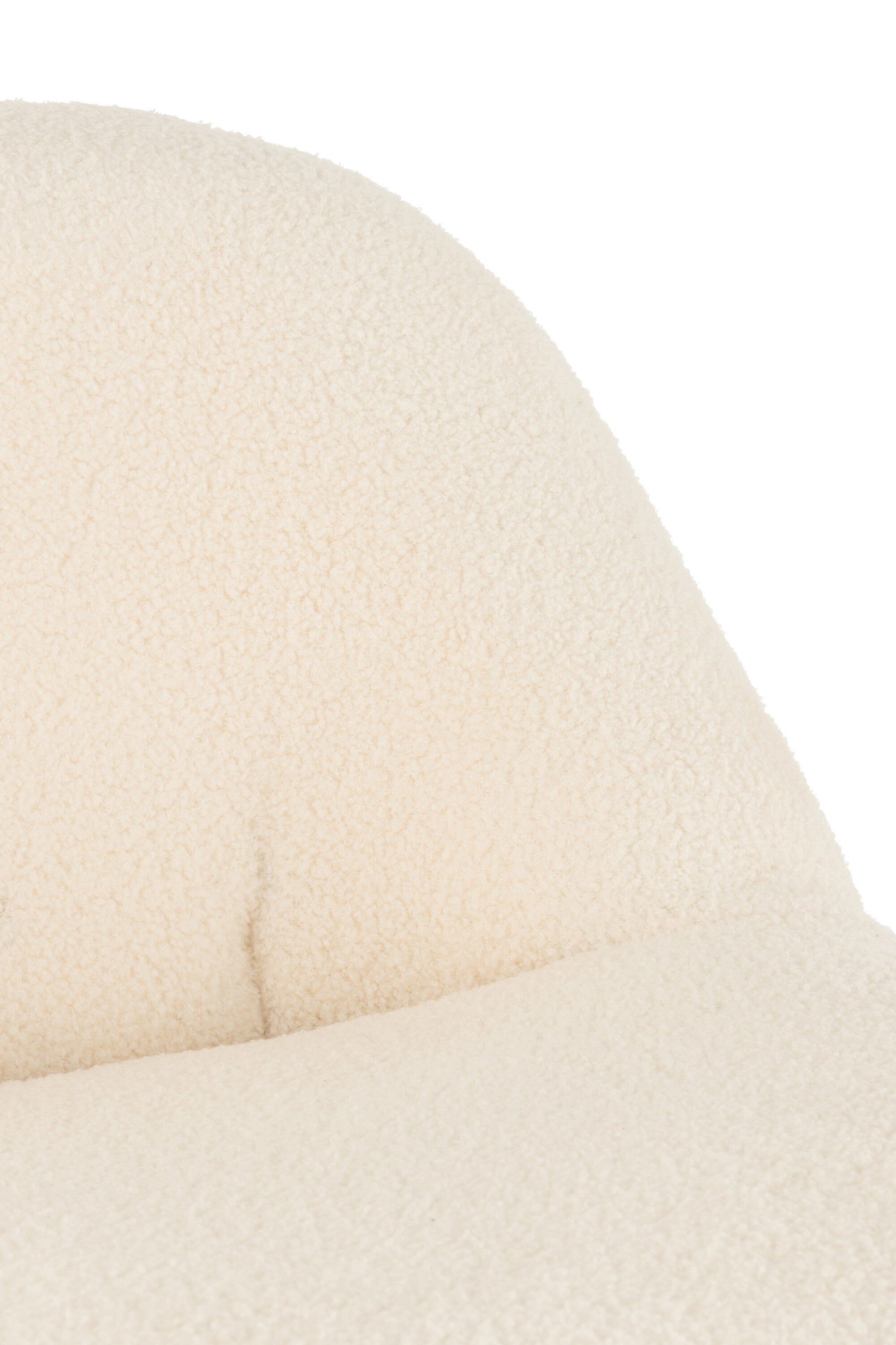 Kruk Teddy Bouclé Wit - J-LINE