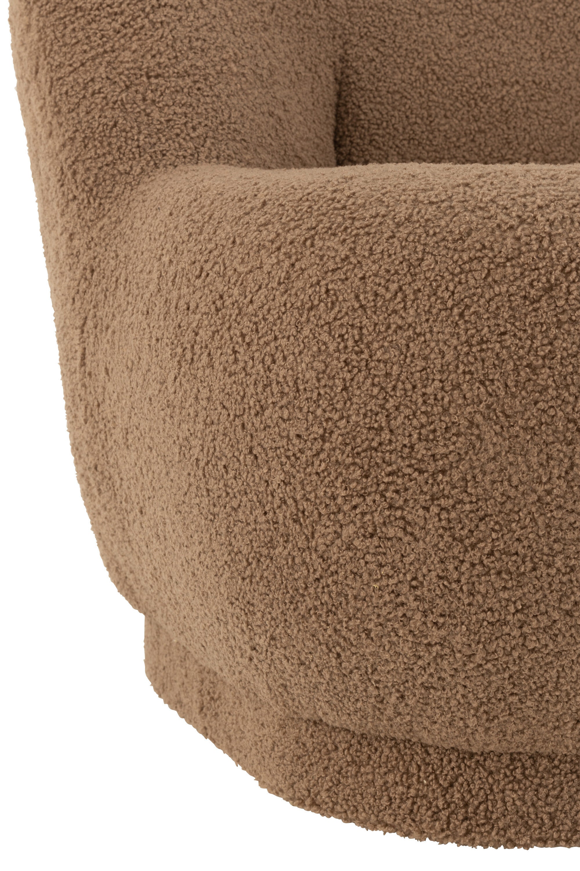 clubzetel Teddy Velvet Wit Bruin - J-LINE