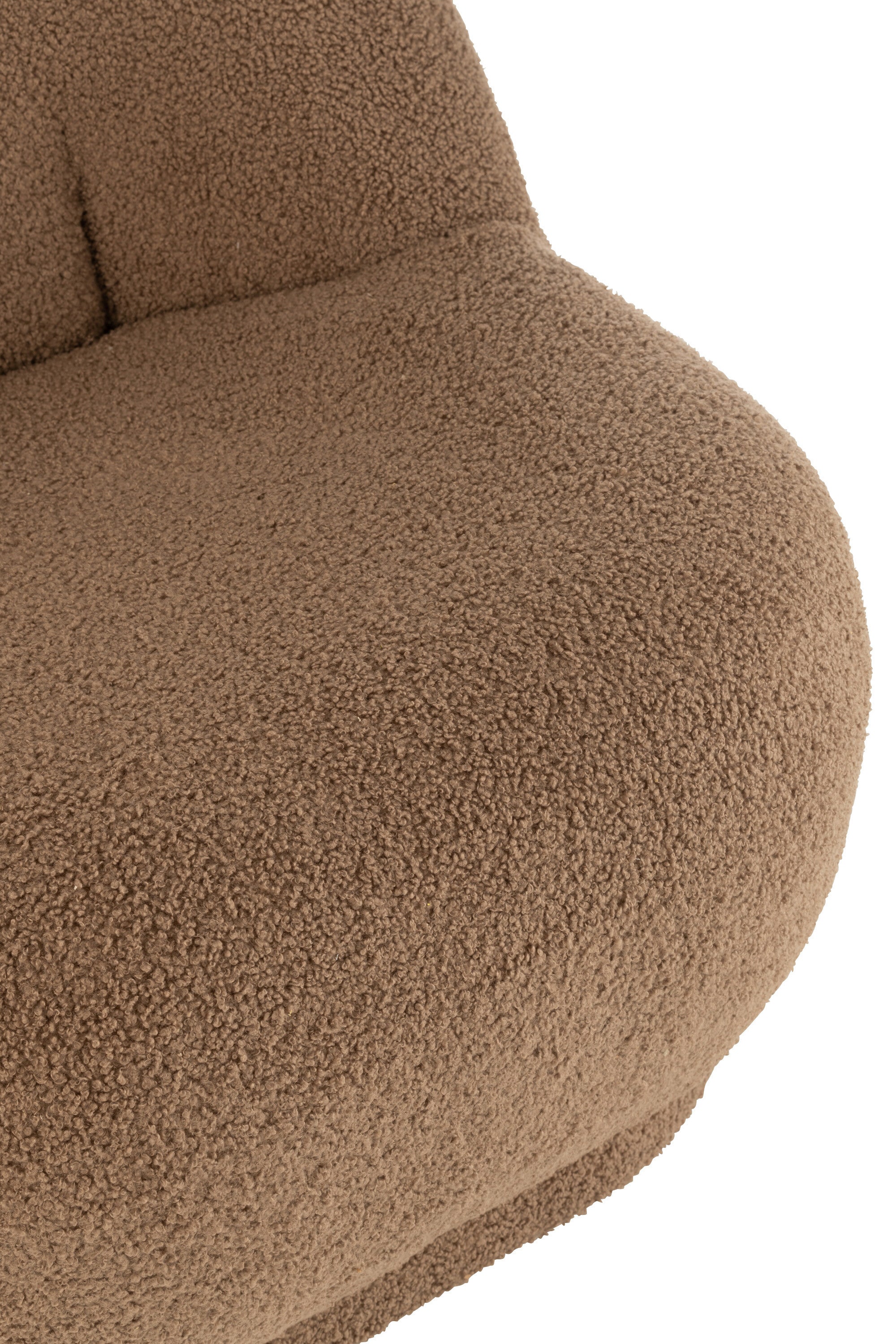 clubzetel Teddy Velvet Wit Bruin - J-LINE