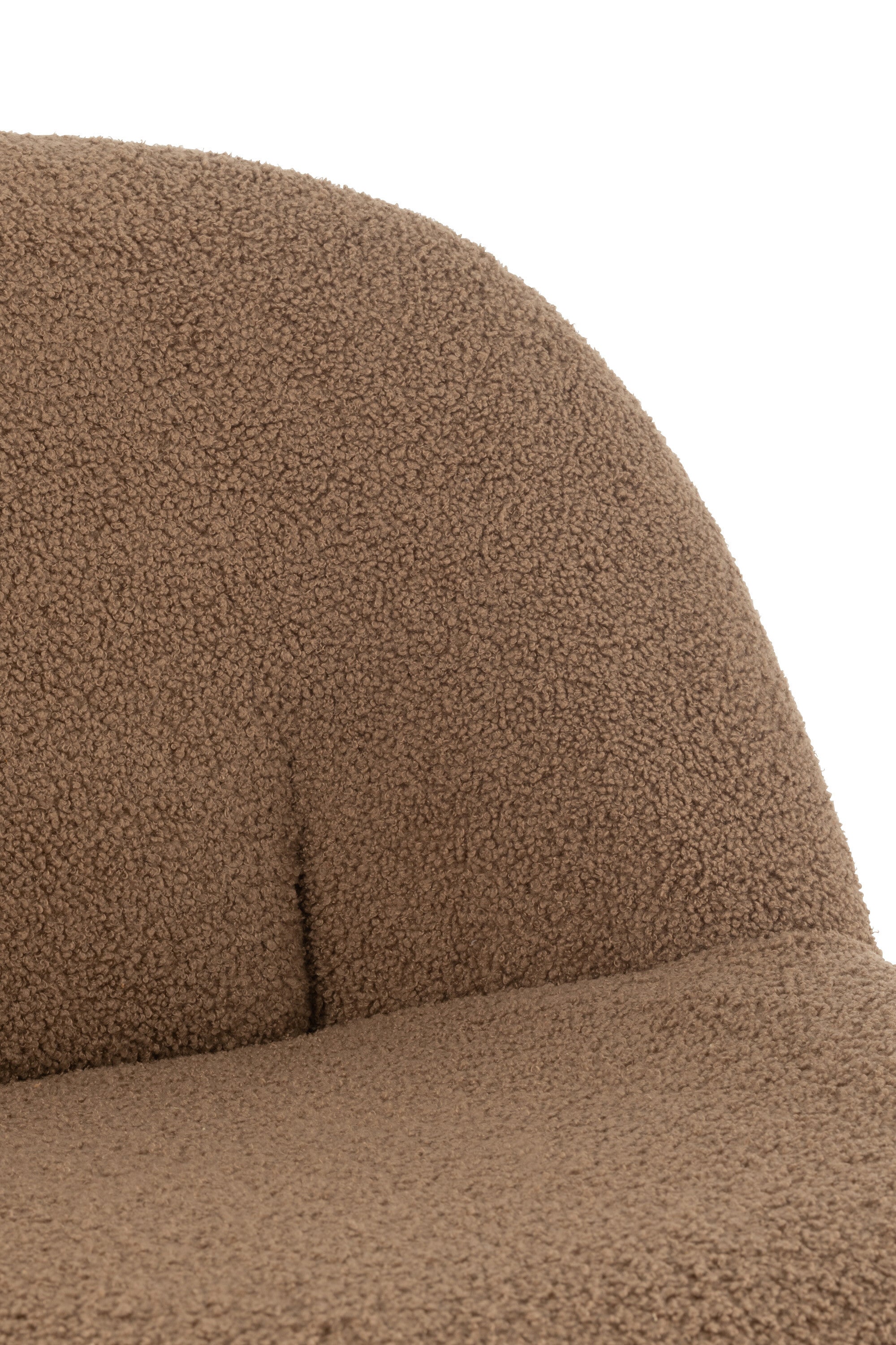 clubzetel Teddy Velvet Wit Bruin - J-LINE
