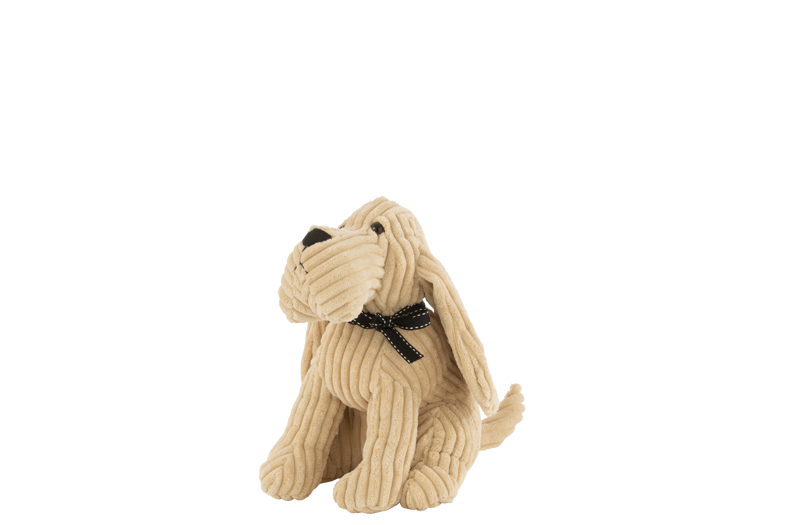 Butée de porte Dog Stripe Textile Beige S - J-LINE