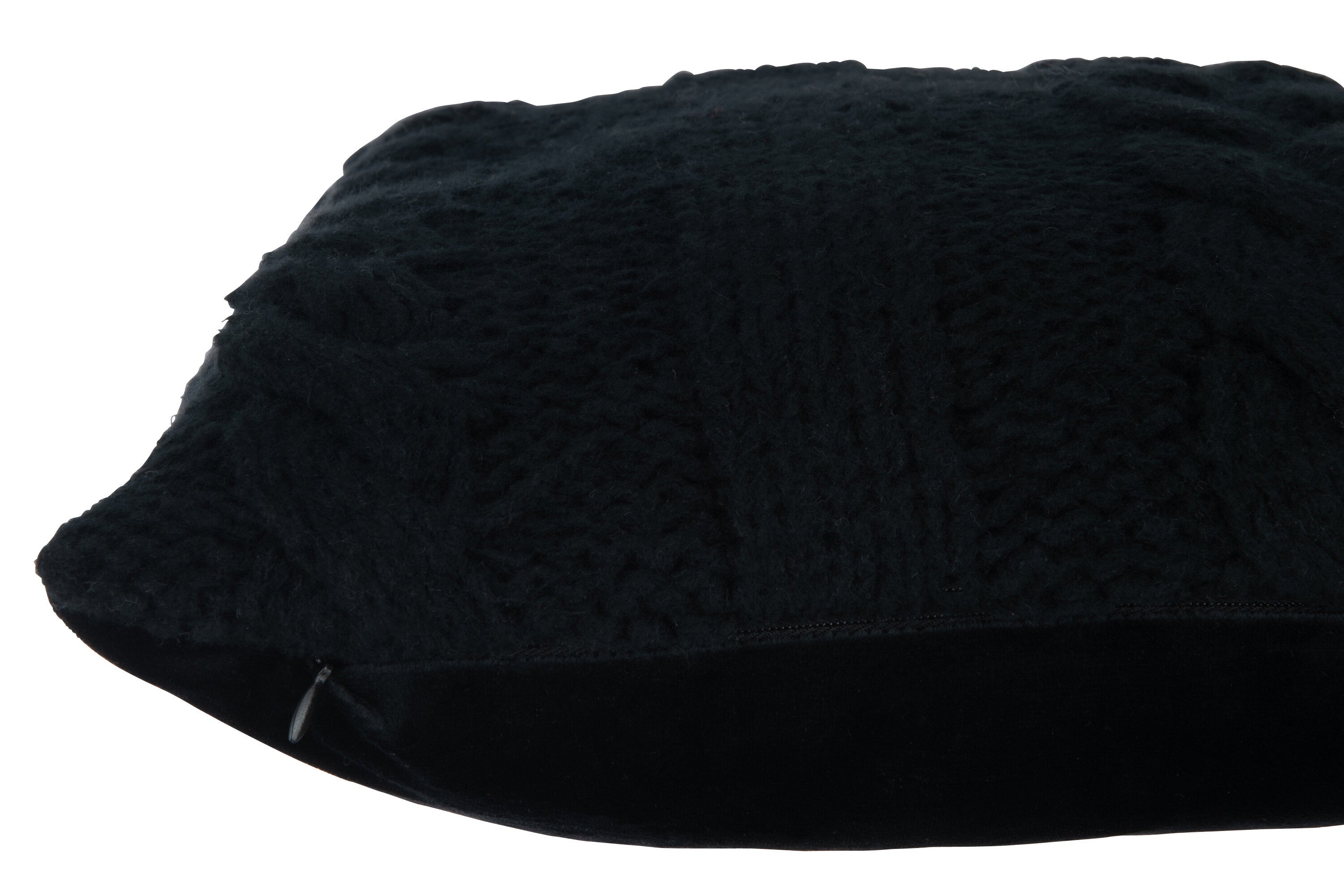 Kussen Twist Polyester Zwart - J-LINE
