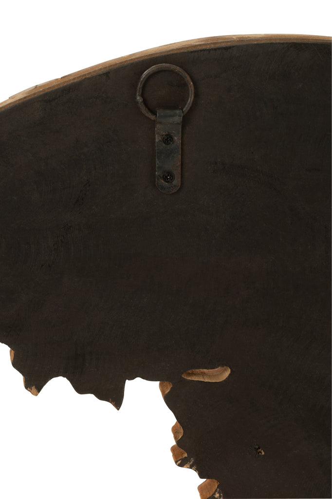 Wanddecoratie Kaart Hout Bruin - J-LINE