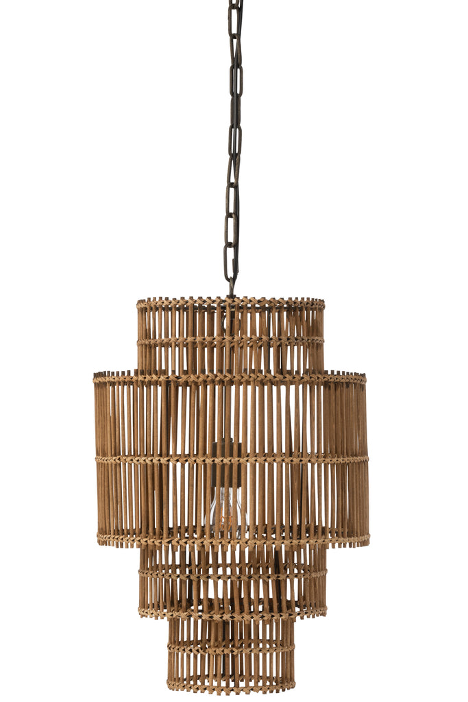 Hanglamp 4 Lagen bamboe - J-LINE
