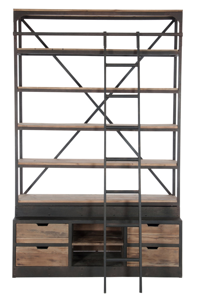 Boekenrek + Ladder - J-LINE