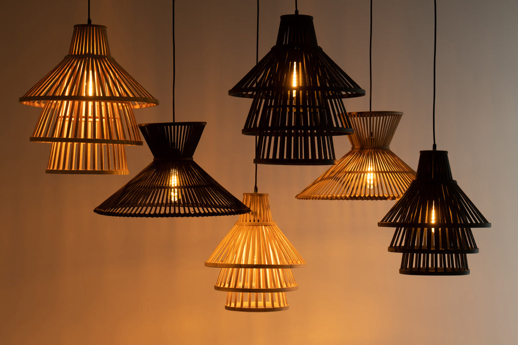 Hanglamp Lagen Bamboe Natuurlijk L - J-LINE