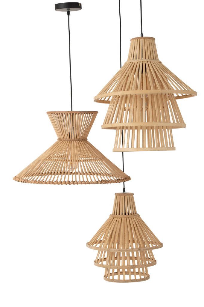 Hanglamp Lagen Bamboe Natuurlijk S - J-LINE