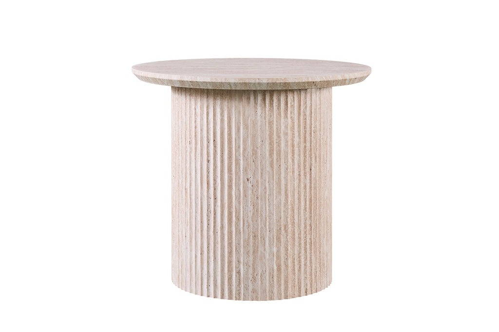 Salontafel 'Lagos' 50 cm Rond Decor Travertin Beige - RS