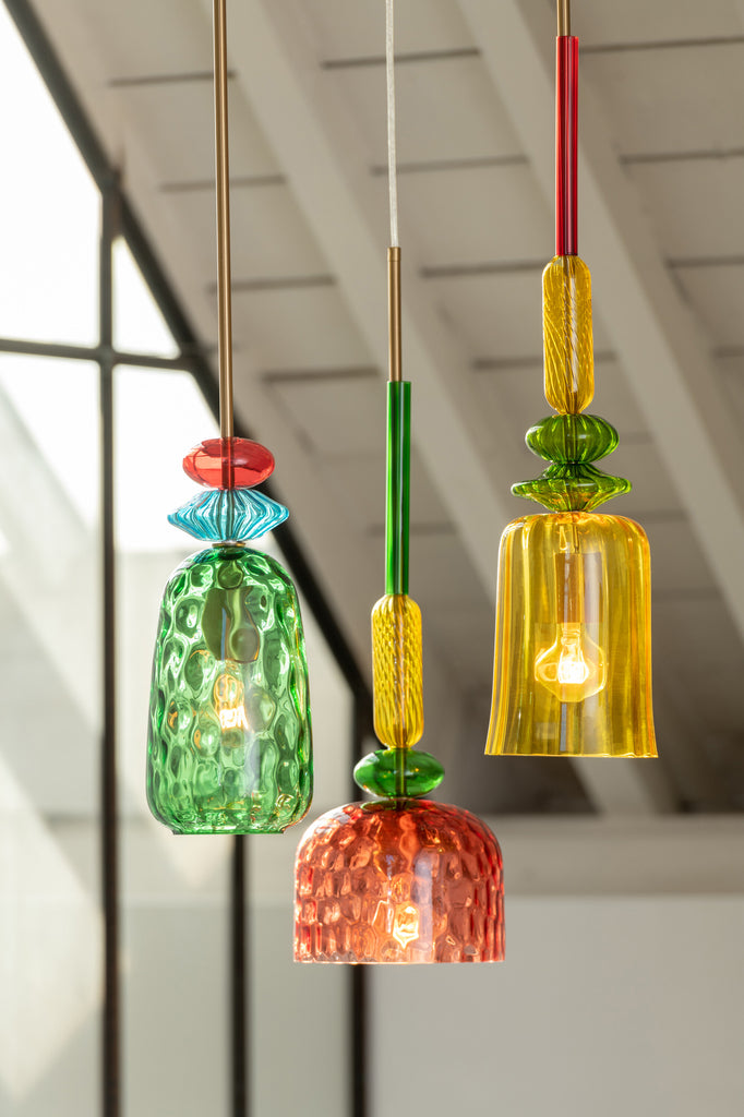 Hanglamp Laurence Glas Mix - J-LINE