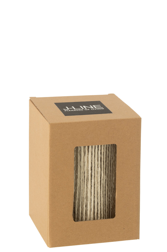 Lampe de table métal/coton S - J-LINE