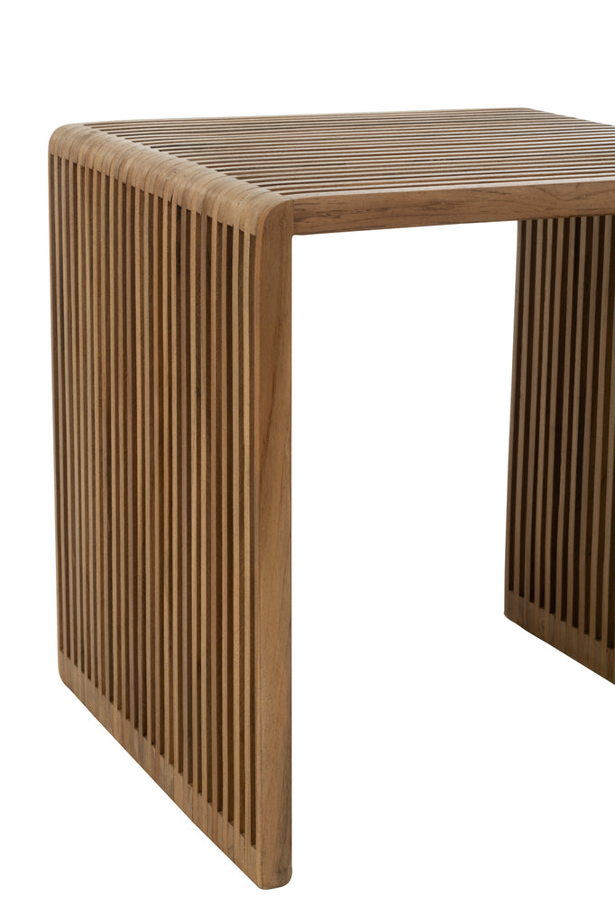 Bijzettafels Kubisch S/2 Teak - J-LINE