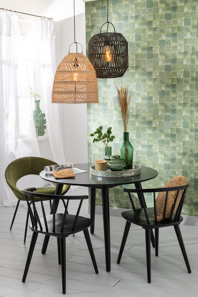 Abat-jour Waves en rotin naturel - J-LINE