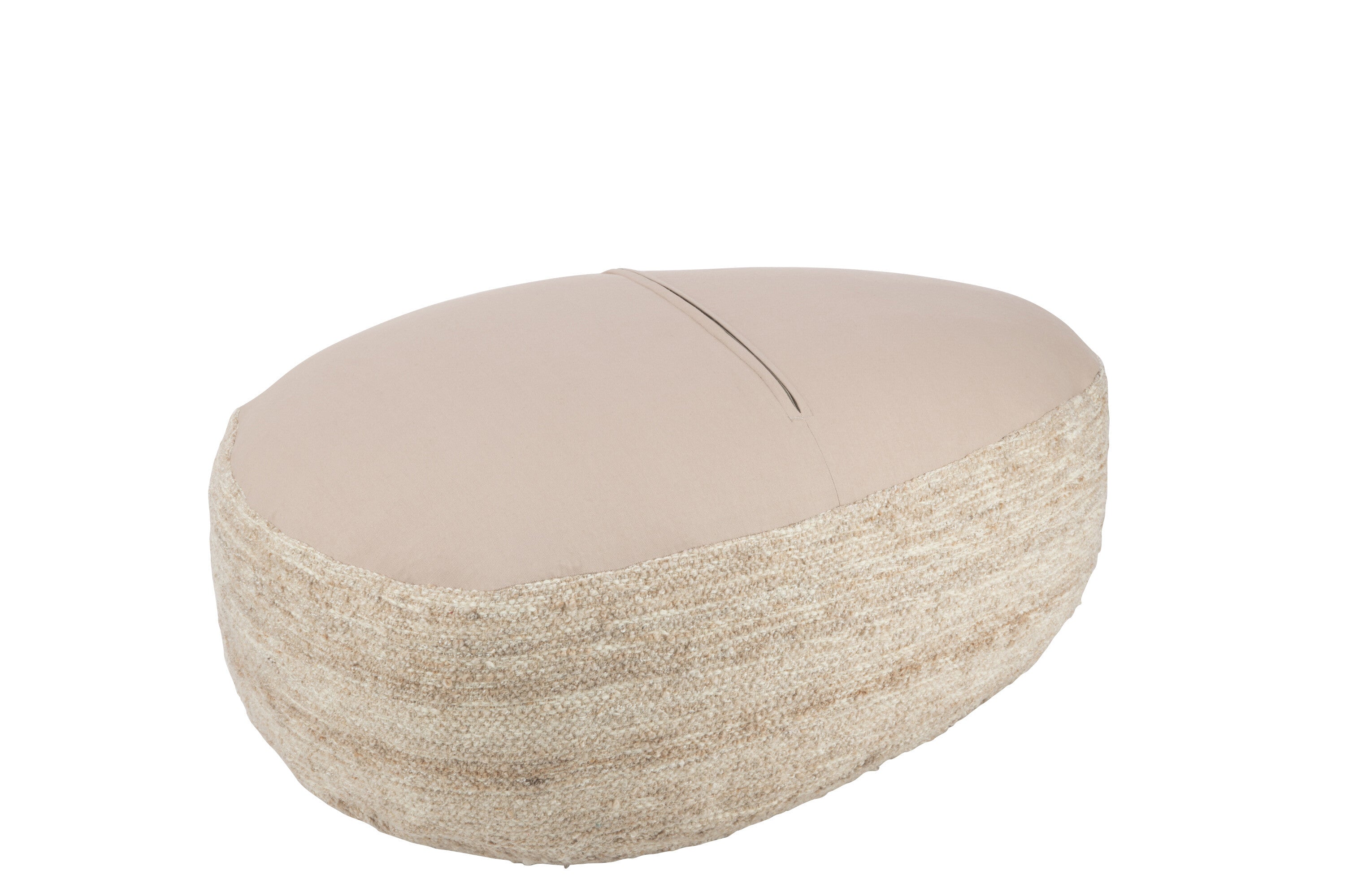 Pouf Pierre beige - J-LINE