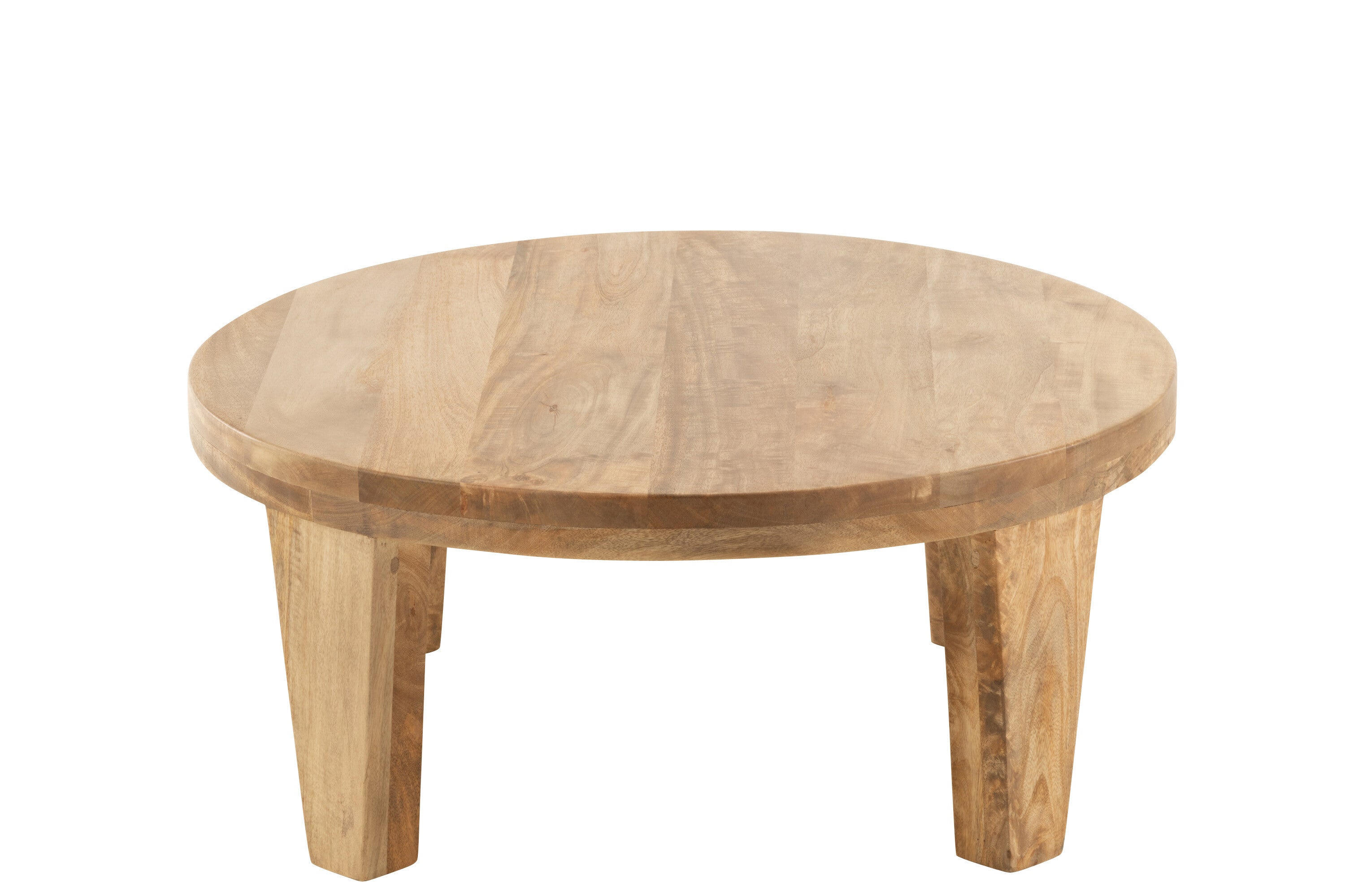 Salontafel rond mangohout natuurlijk - J-LINE