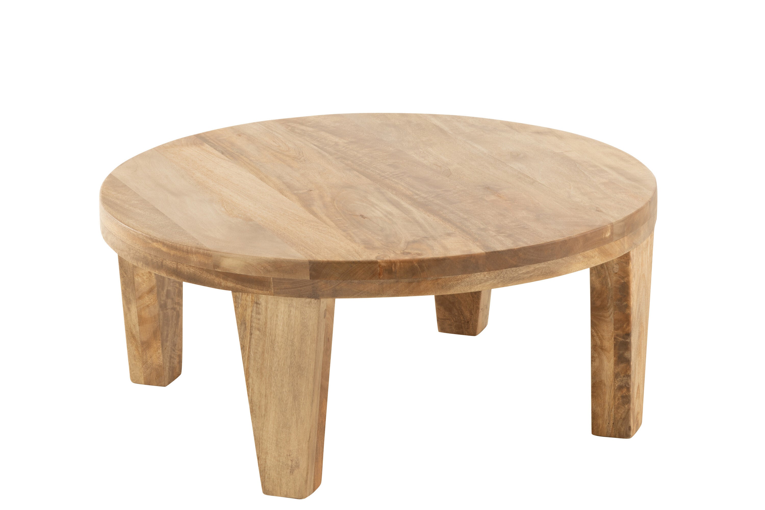 Salontafel rond mangohout natuurlijk - J-LINE