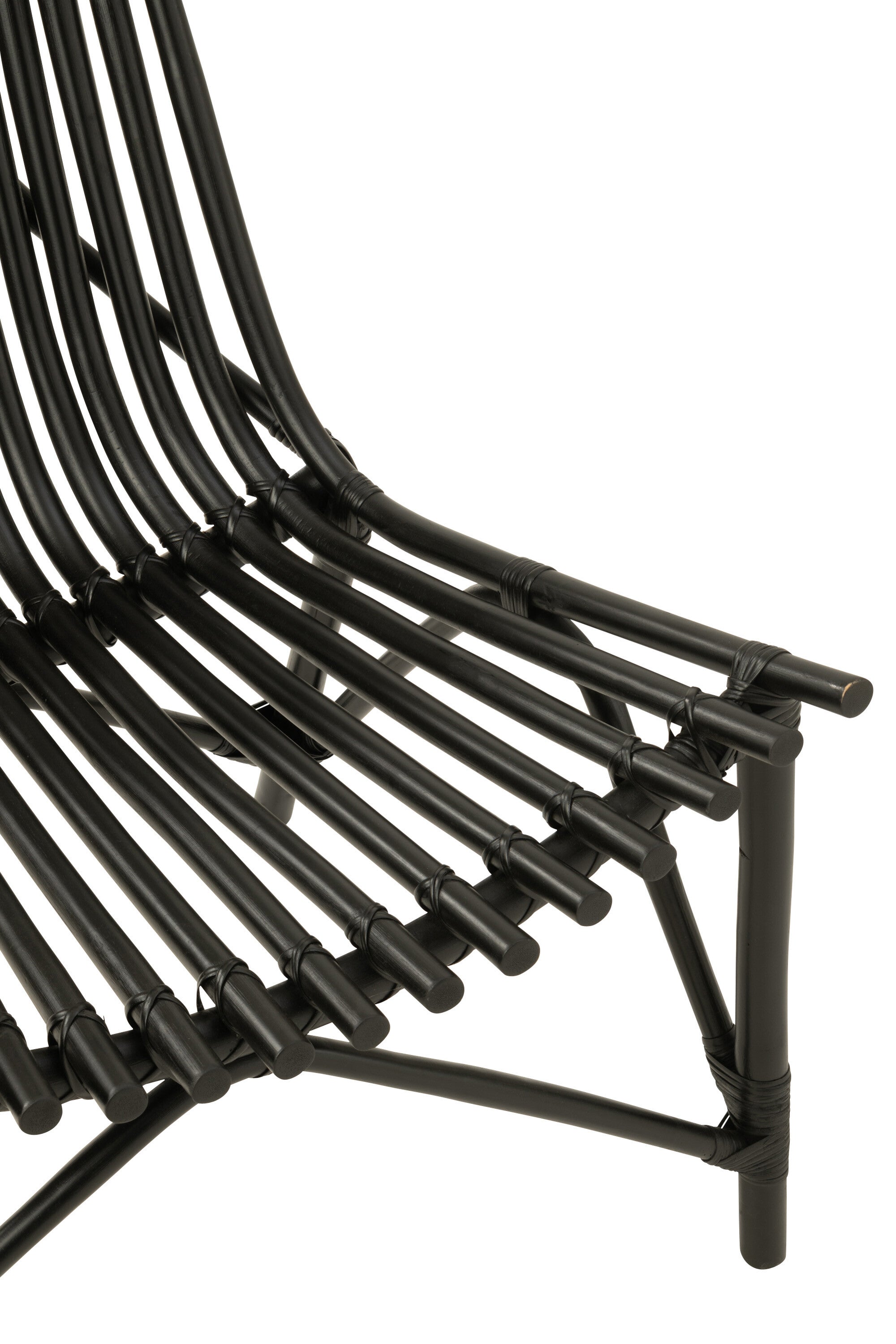 Stoel Rotan Zwart - J-LINE