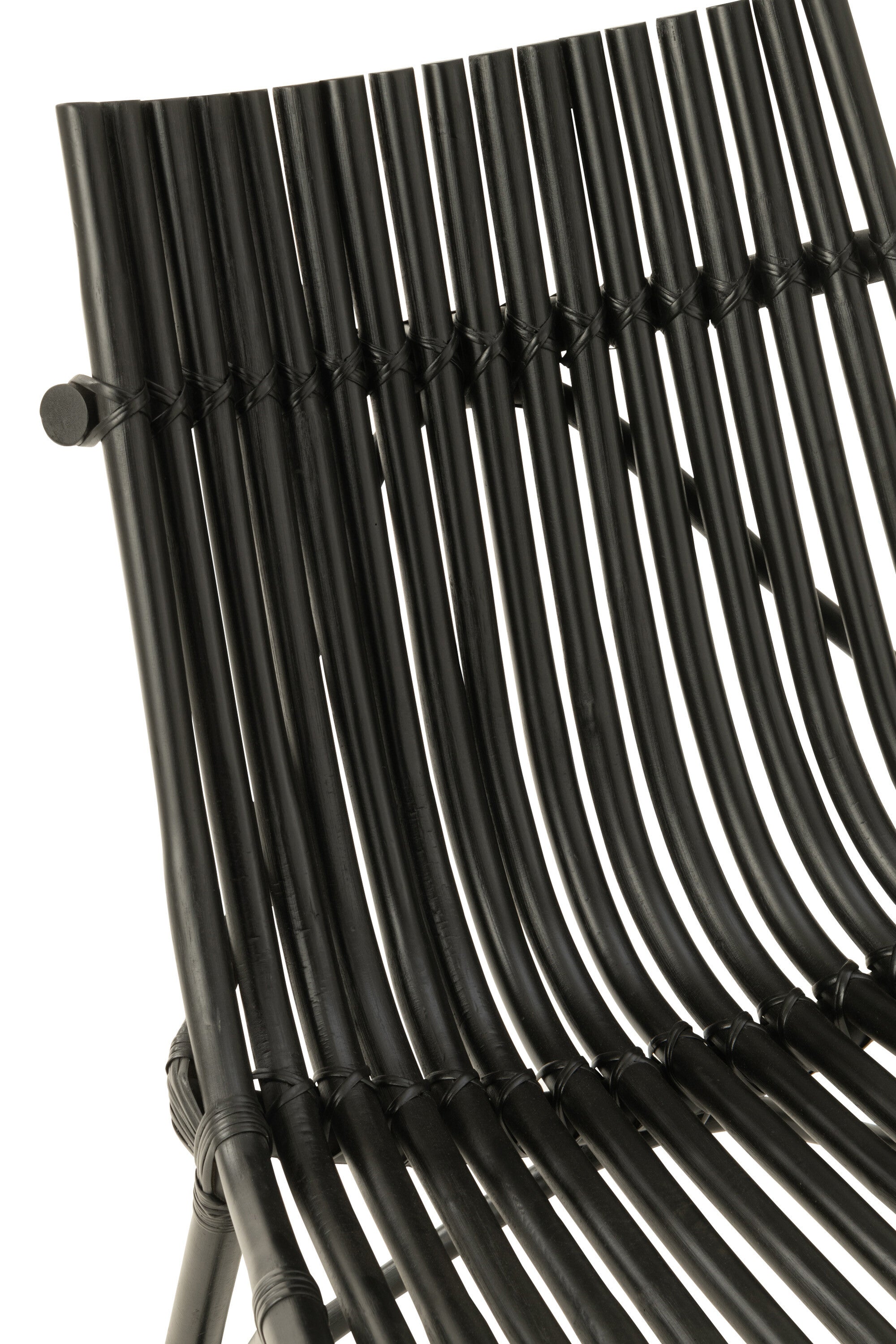Stoel Rotan Zwart - J-LINE