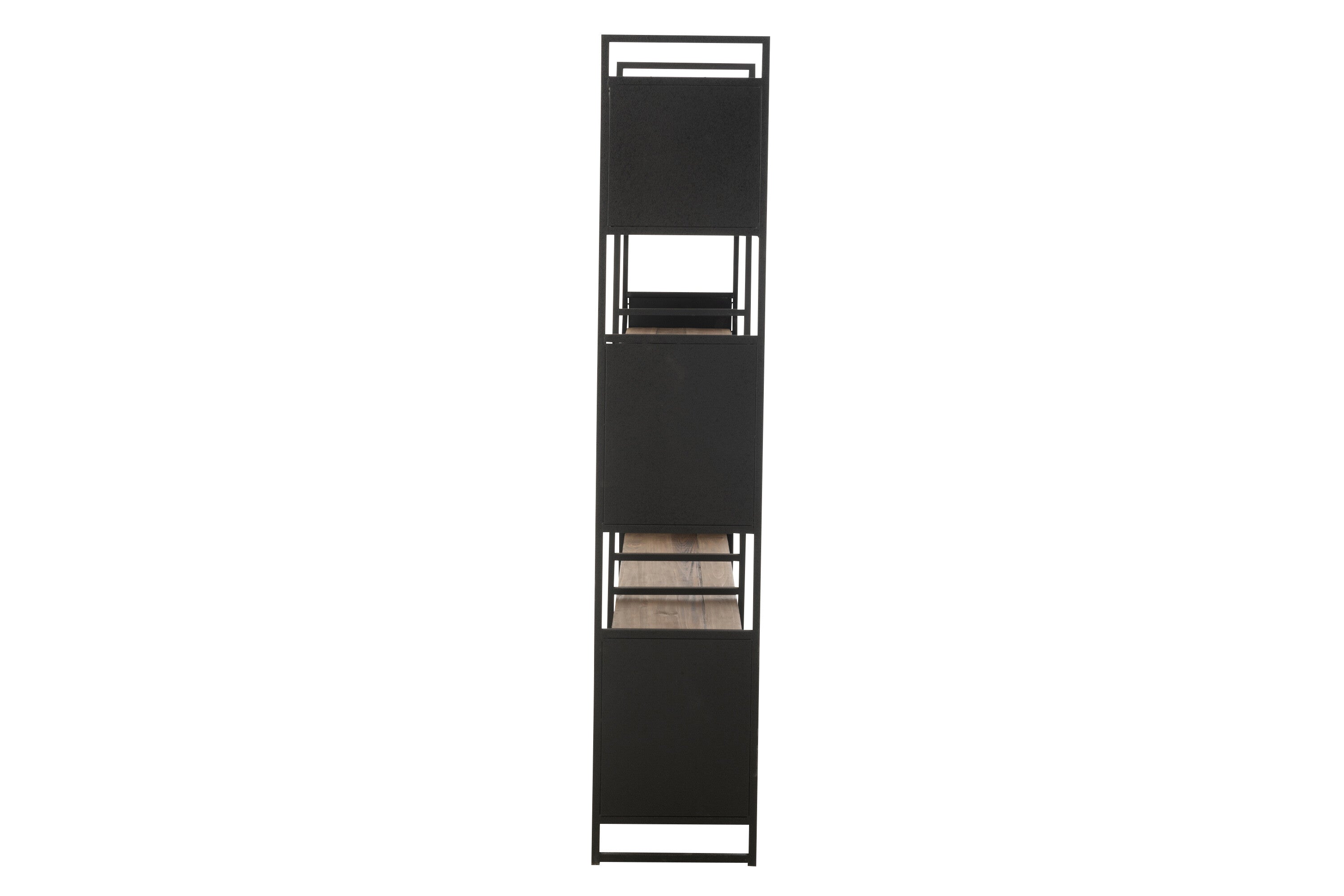 Étagère rustique en bois recyclé/métal L J-LINE