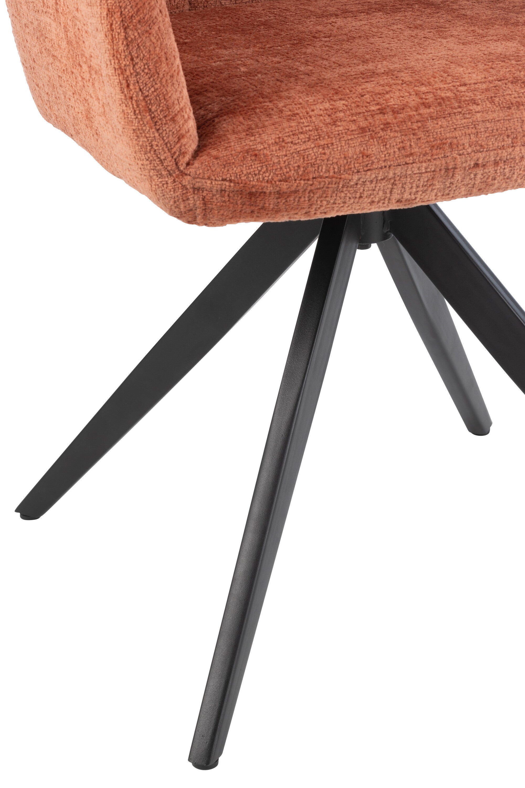Stoel Louna IJzer/Acryl Perzik - J-LINE