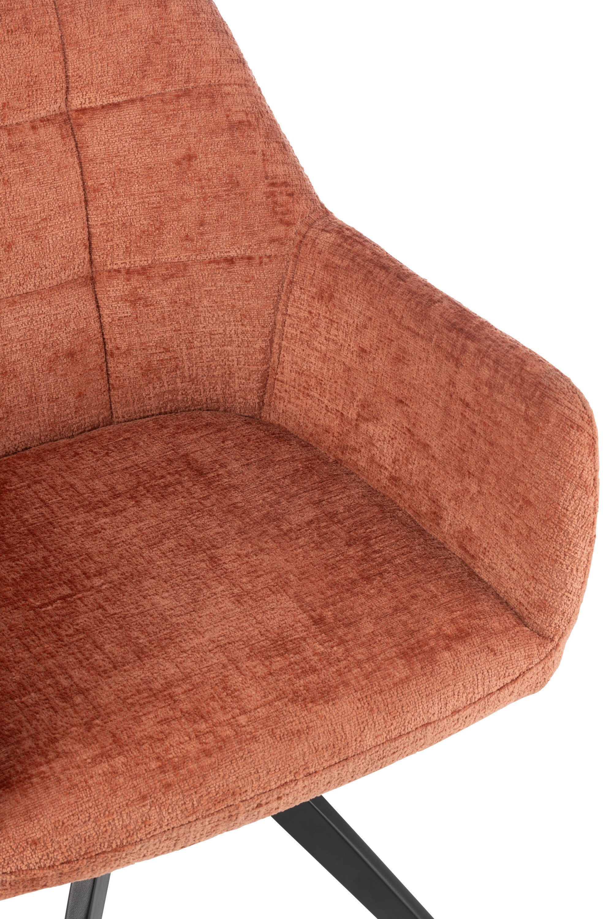 Stoel Louna IJzer/Acryl Perzik - J-LINE