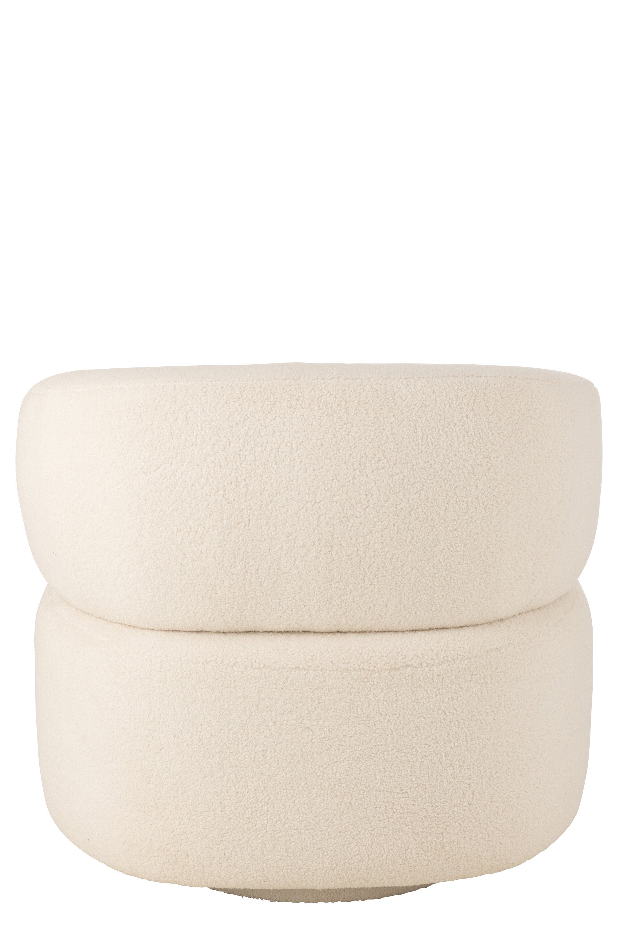 Lounge stoel Universe Schuim/Stof Wit - J-LINE